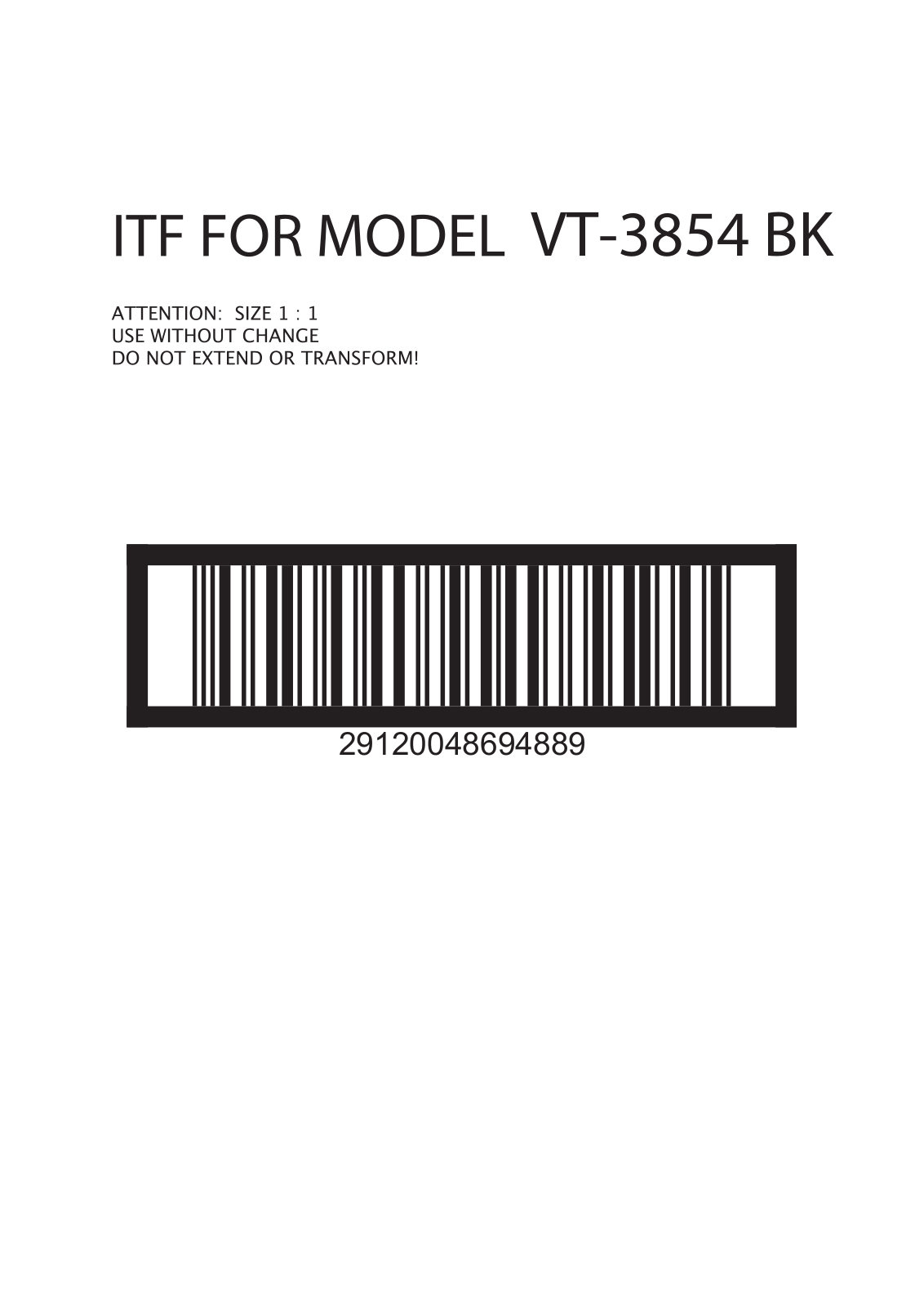 Vitek VT-3854 BK User Manual