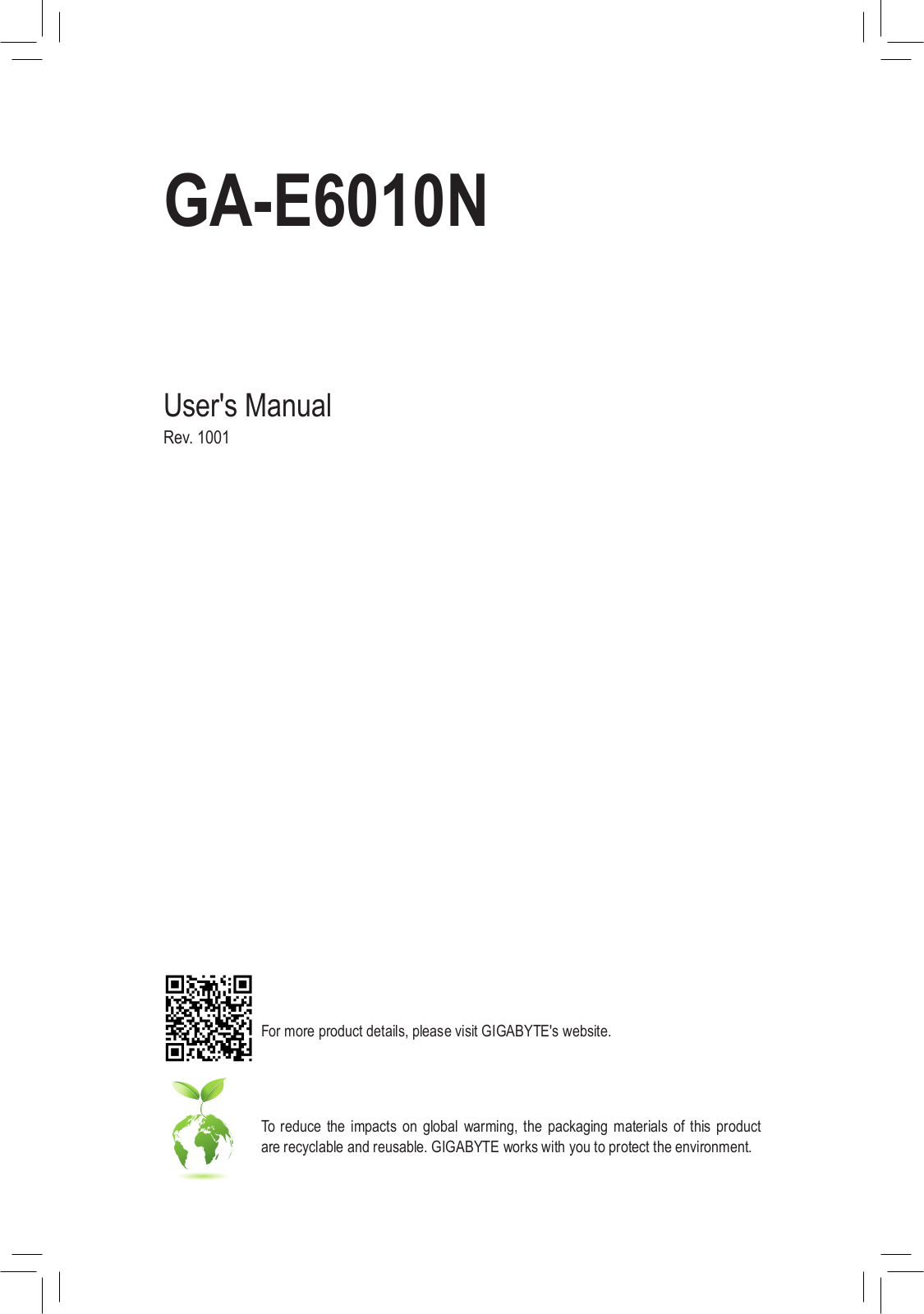 GIGABYTE GA-E6010N User Manual - ManualMachine.com