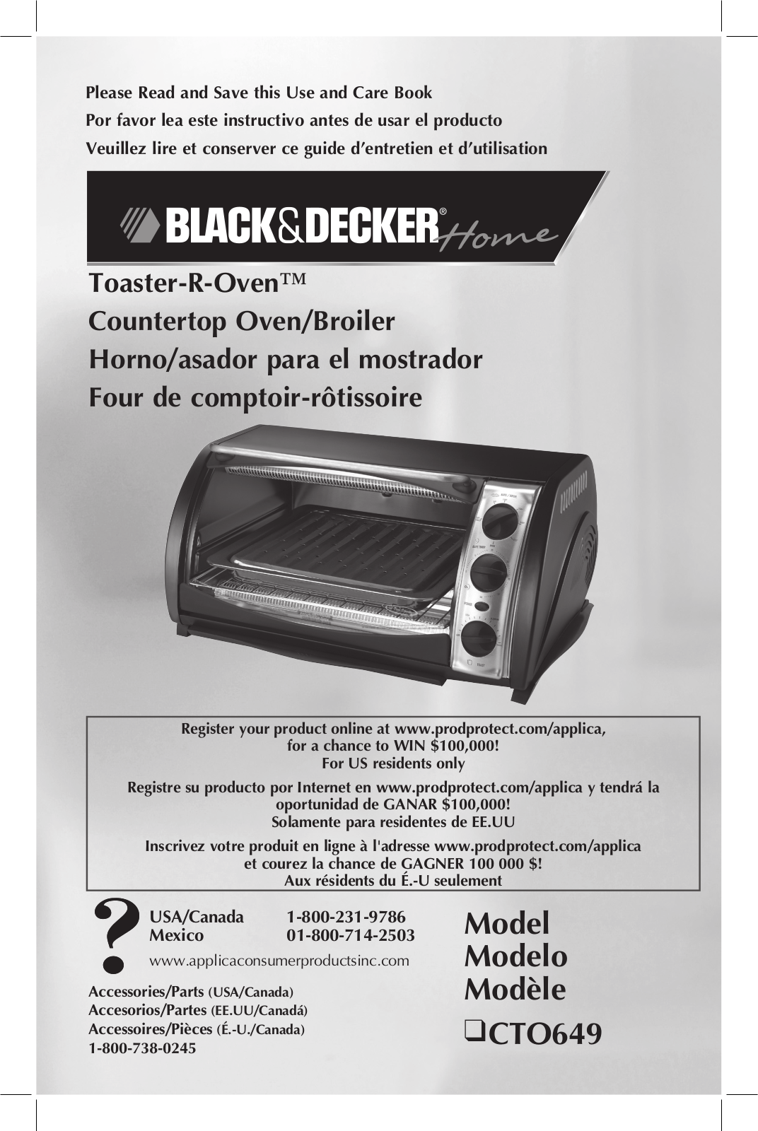 Black & Decker CTO649 User Manual