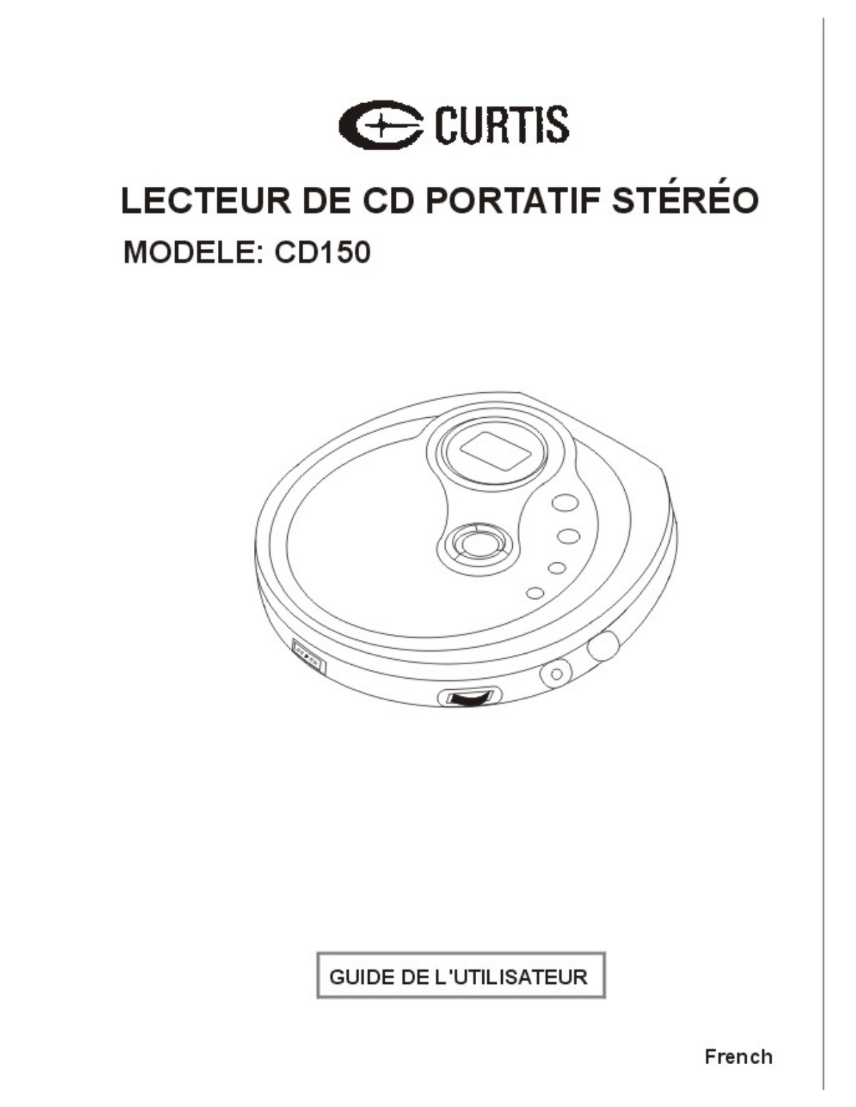 CURTIS CD150 User Manual