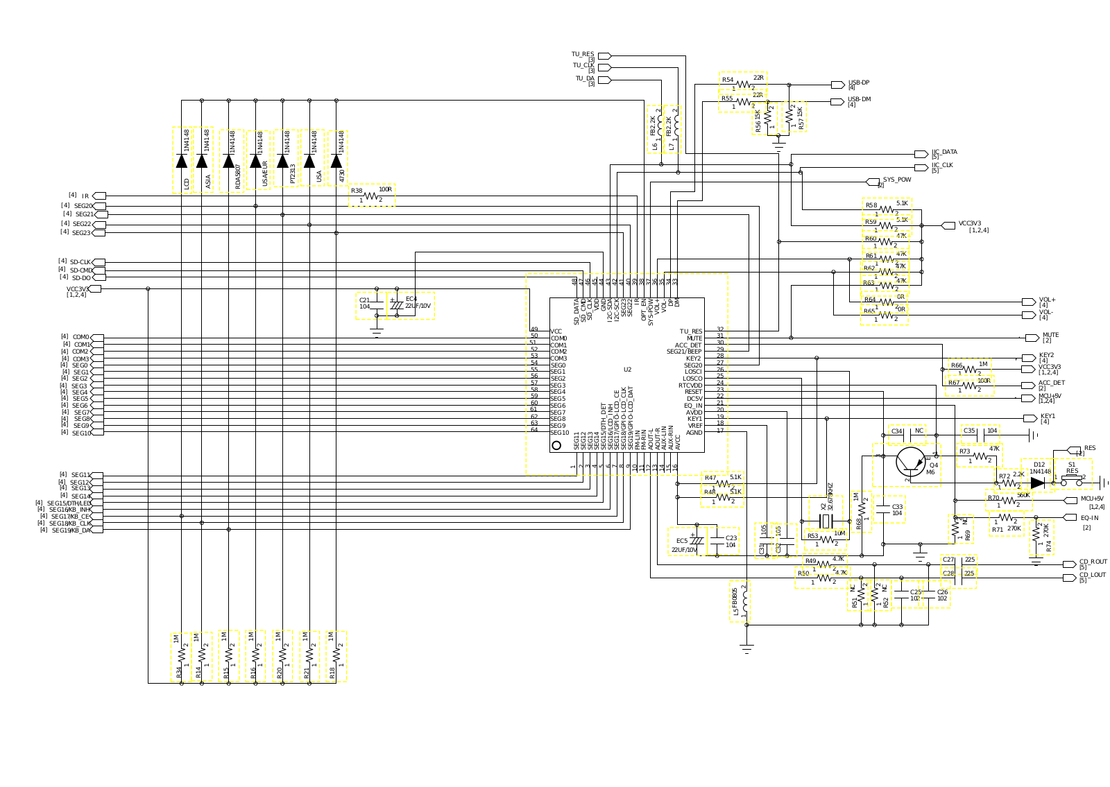 Supra SFD-85U Schematic