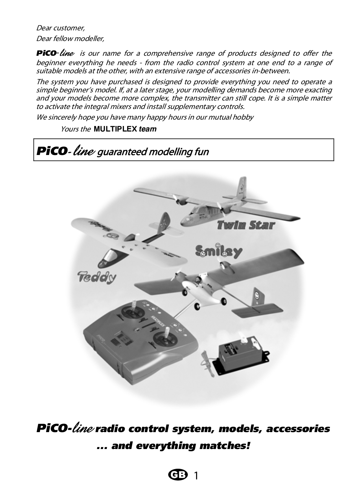 Multiplex PICOline User Manual