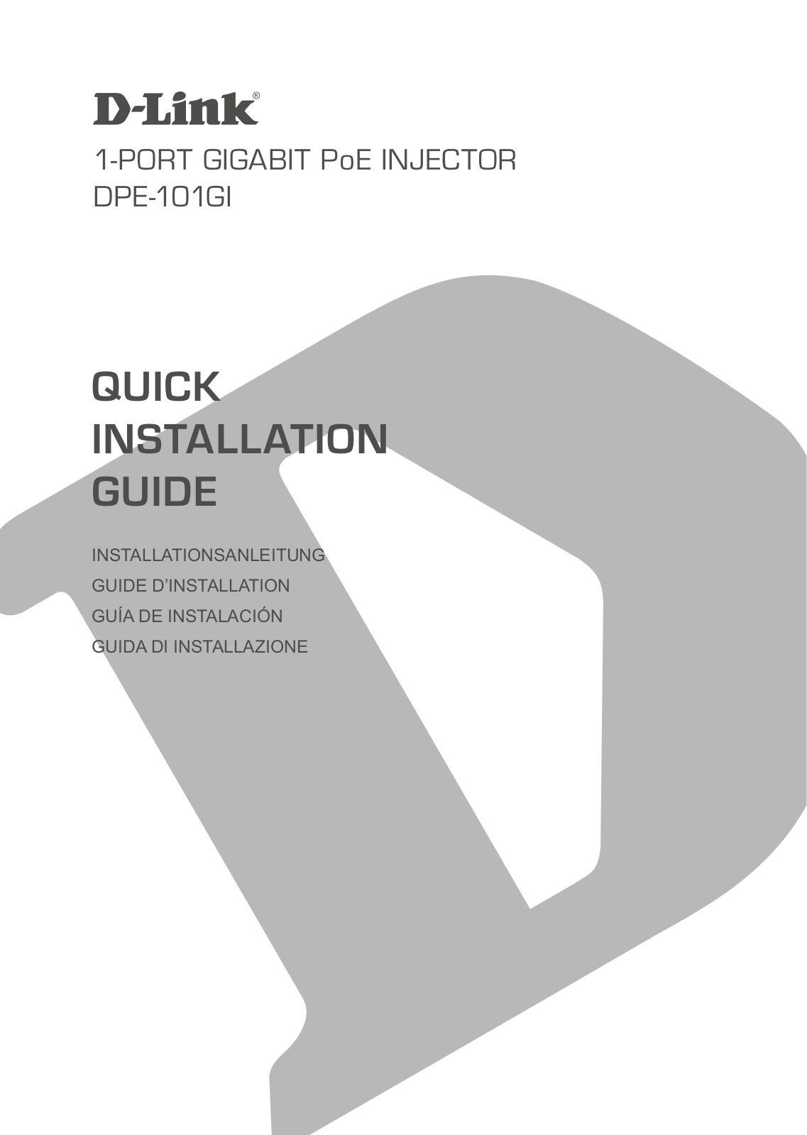 D-link DPE-101GI User Manual