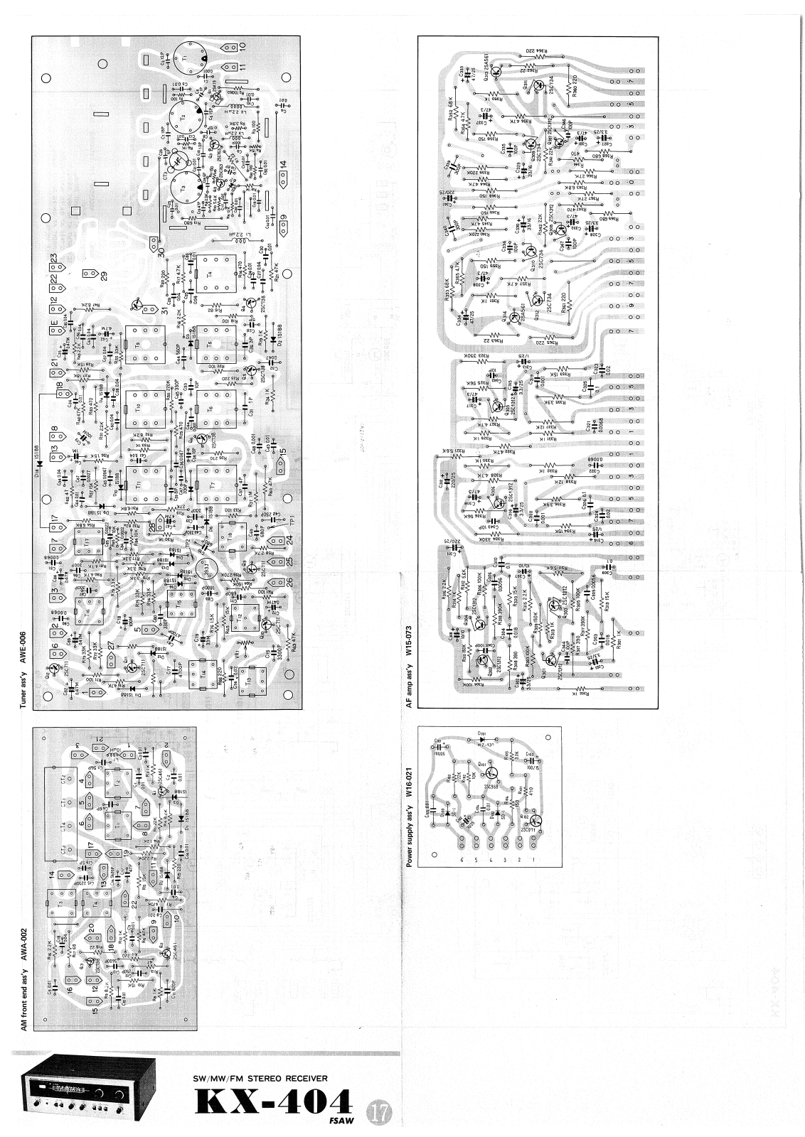 Pioneer KX-404 Service Manual