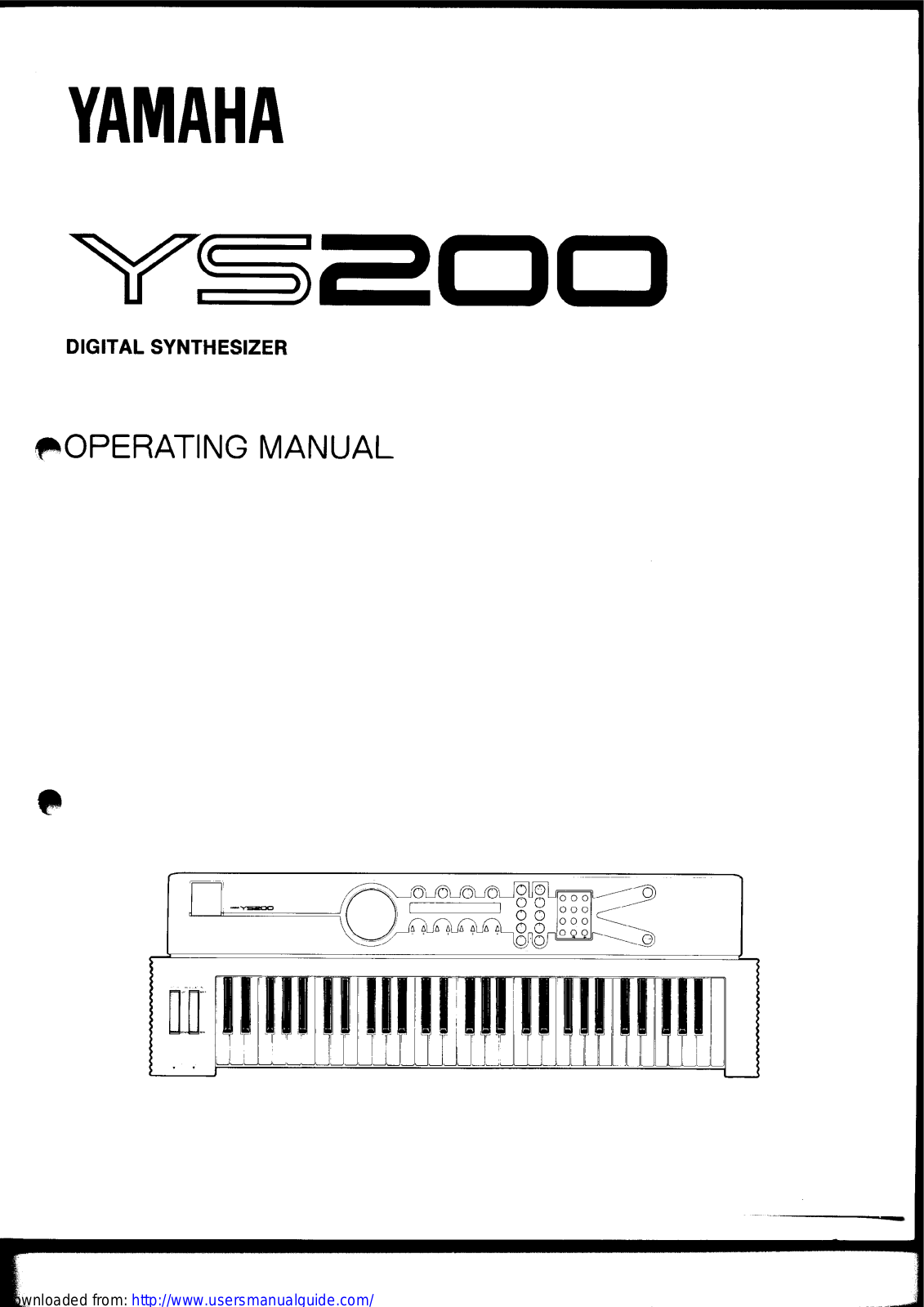 Yamaha Audio YS200 User Manual