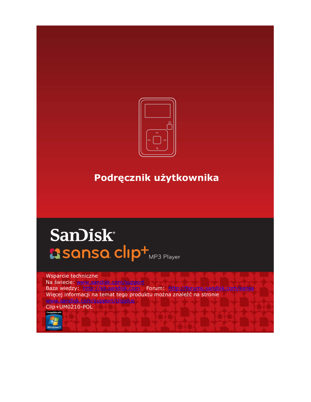 Sandisk SANSA CLIP+ User Manual