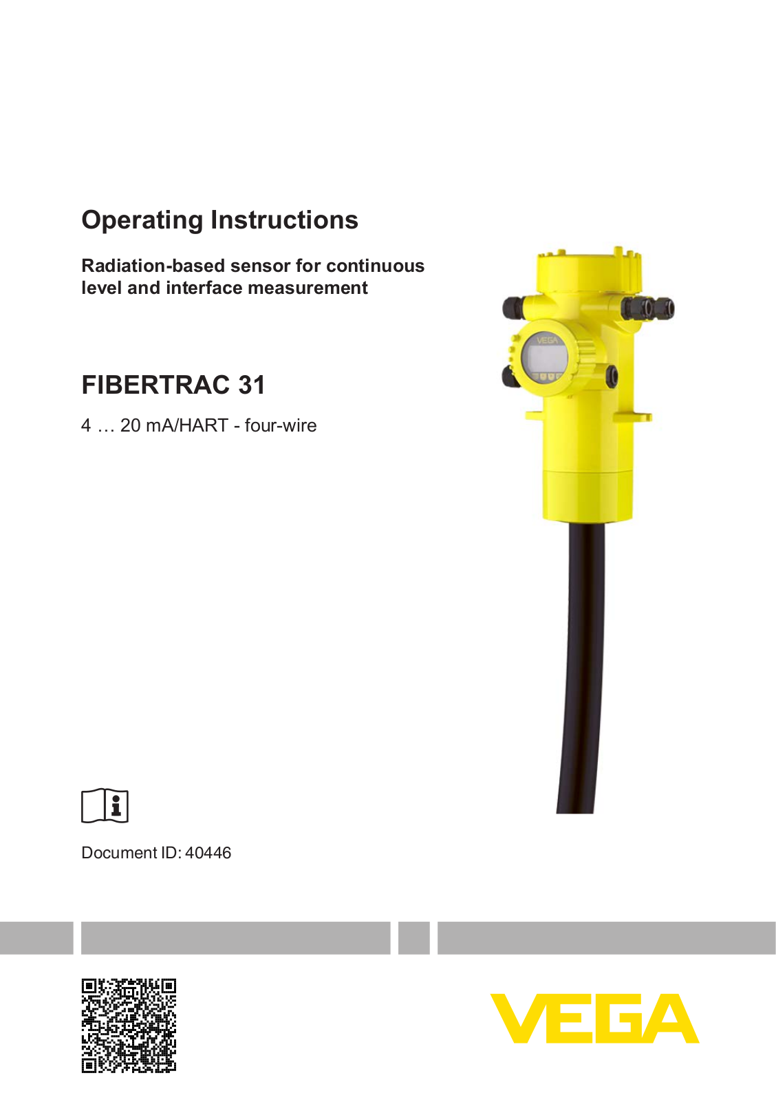 VEGA FIBERTRAC 31 User Manual