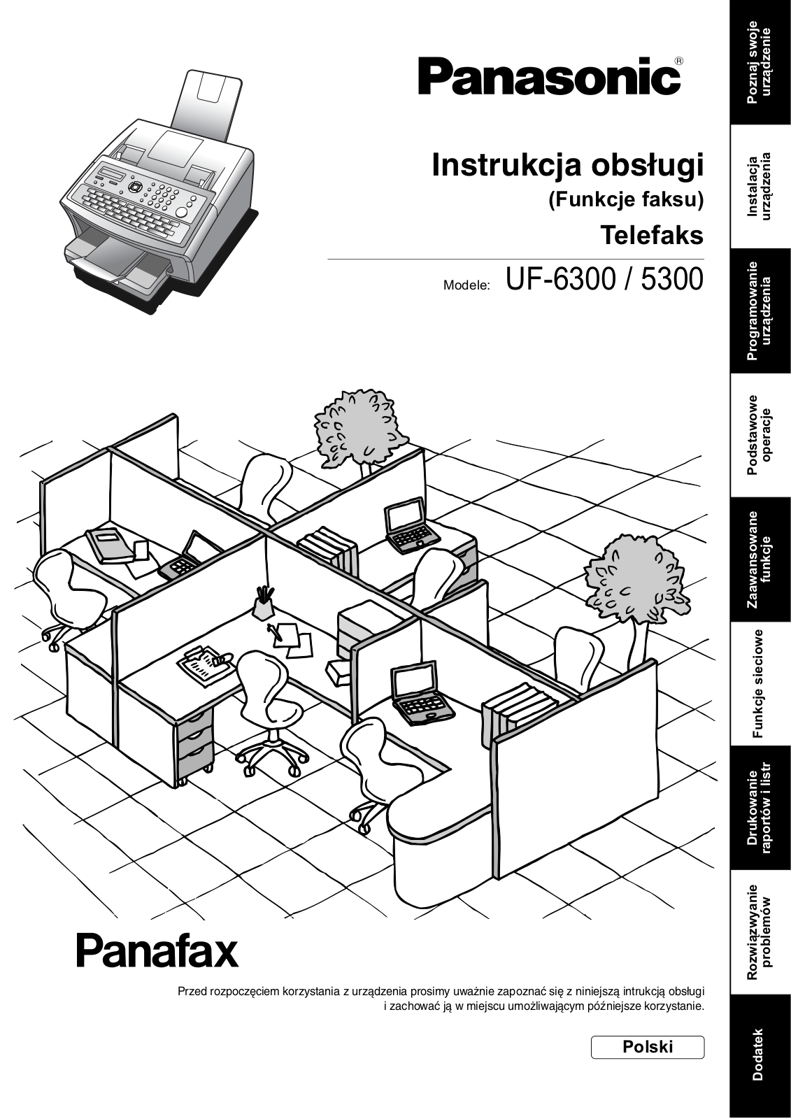 Panasonic UF-6300 User Manual