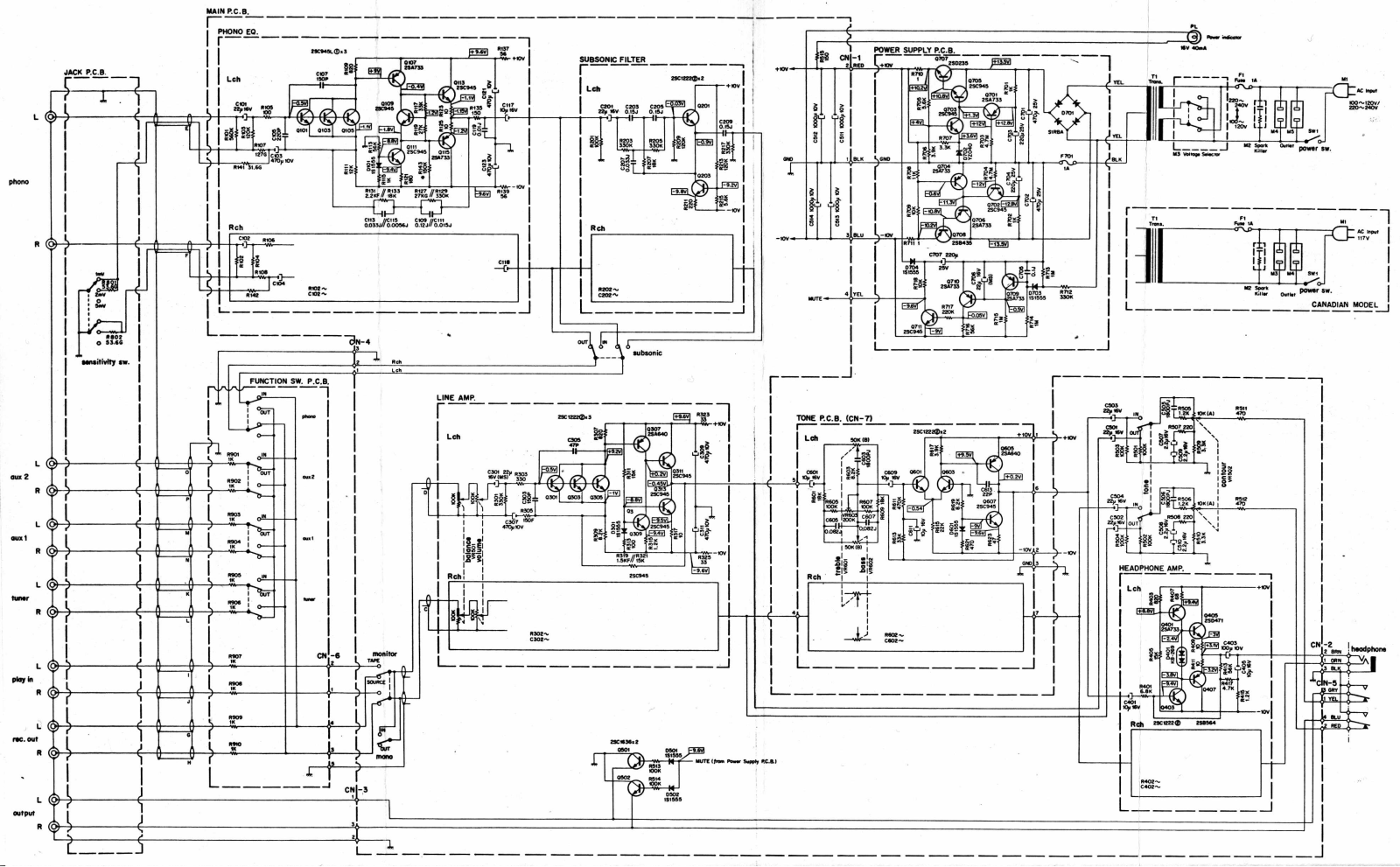 Nakamichi 410 Schematic