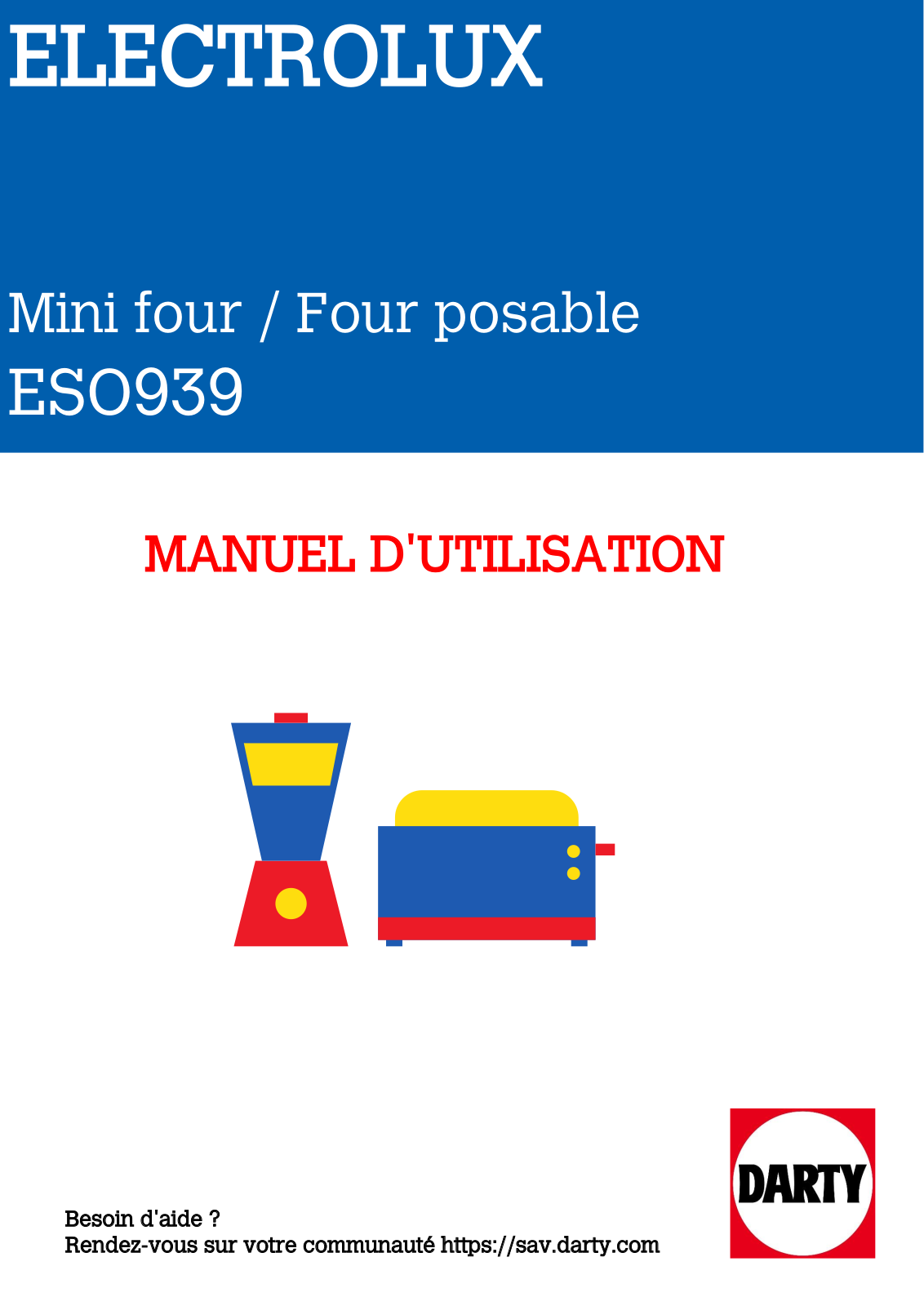 Electrolux ESO939 User Manual