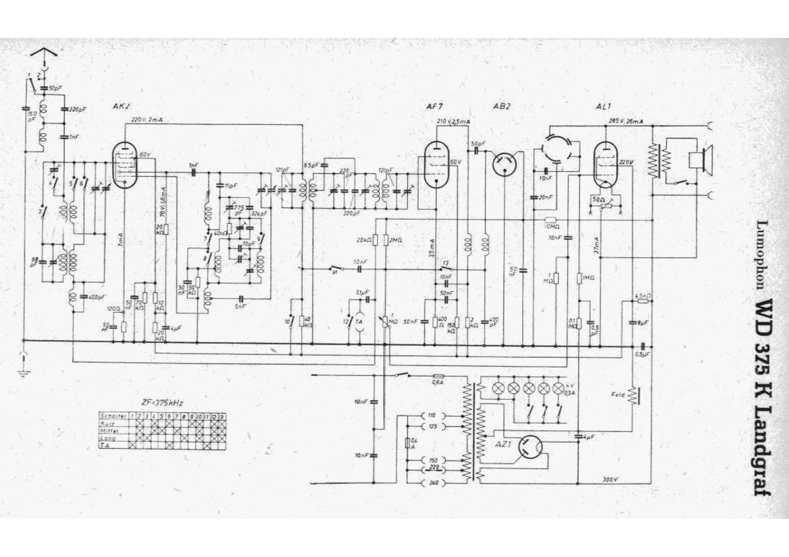 Lumophon wd375k schematic - ManualMachine.com