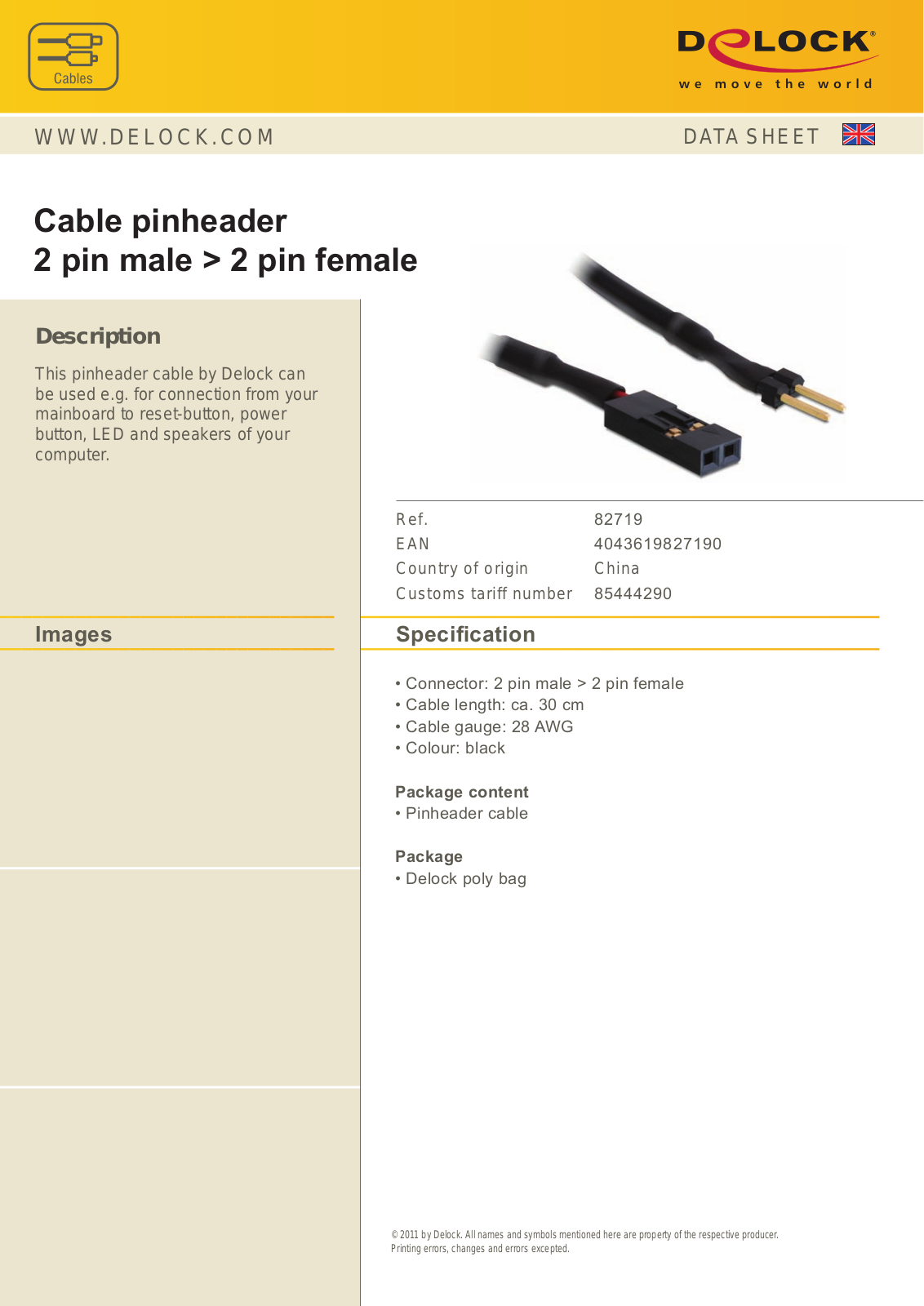 DeLOCK 82719 User Manual