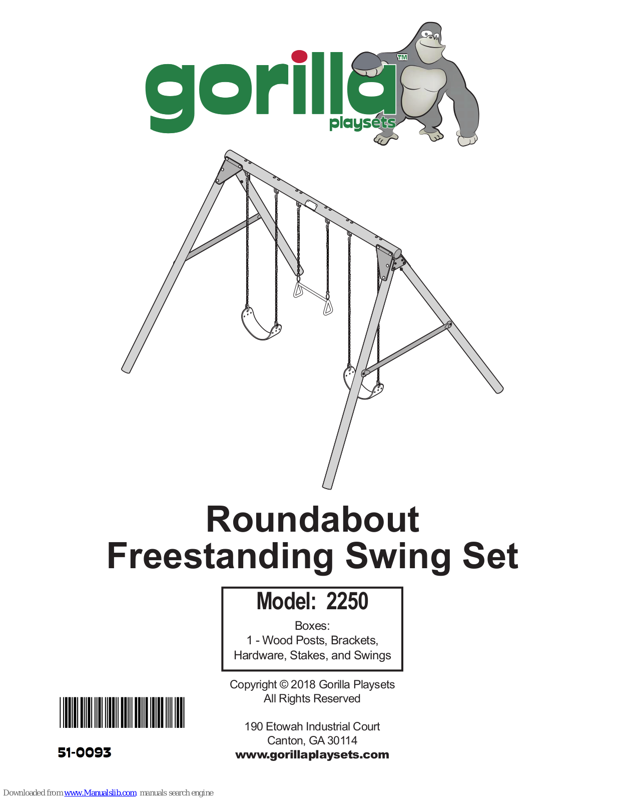 Gorilla Playsets 2250 User Manual