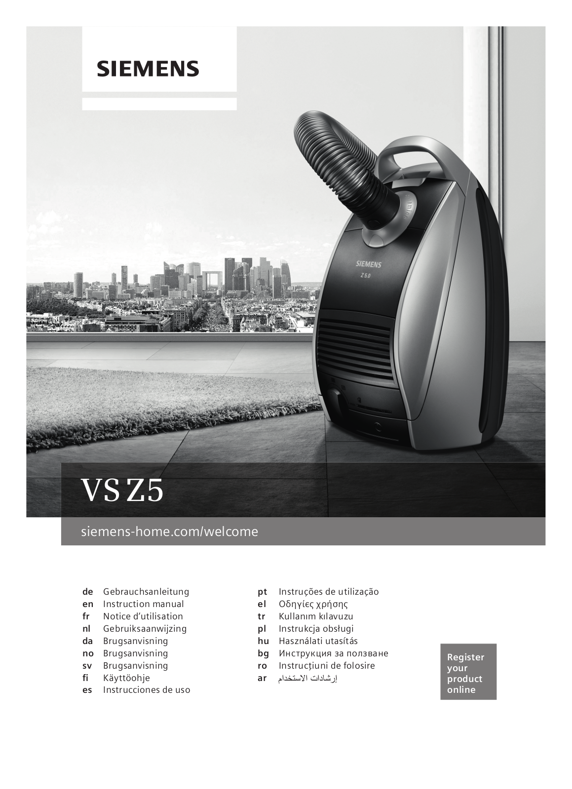 Siemens VSZ5GPX2 User Manual