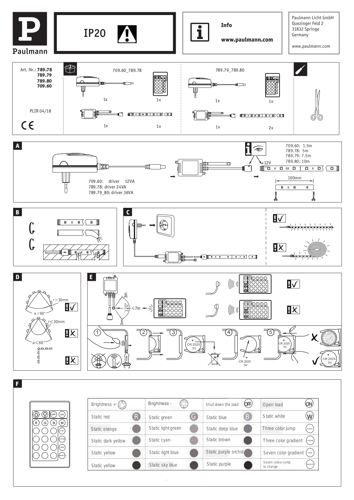 Paulmann 789.79 User Manual - ManualMachine.com