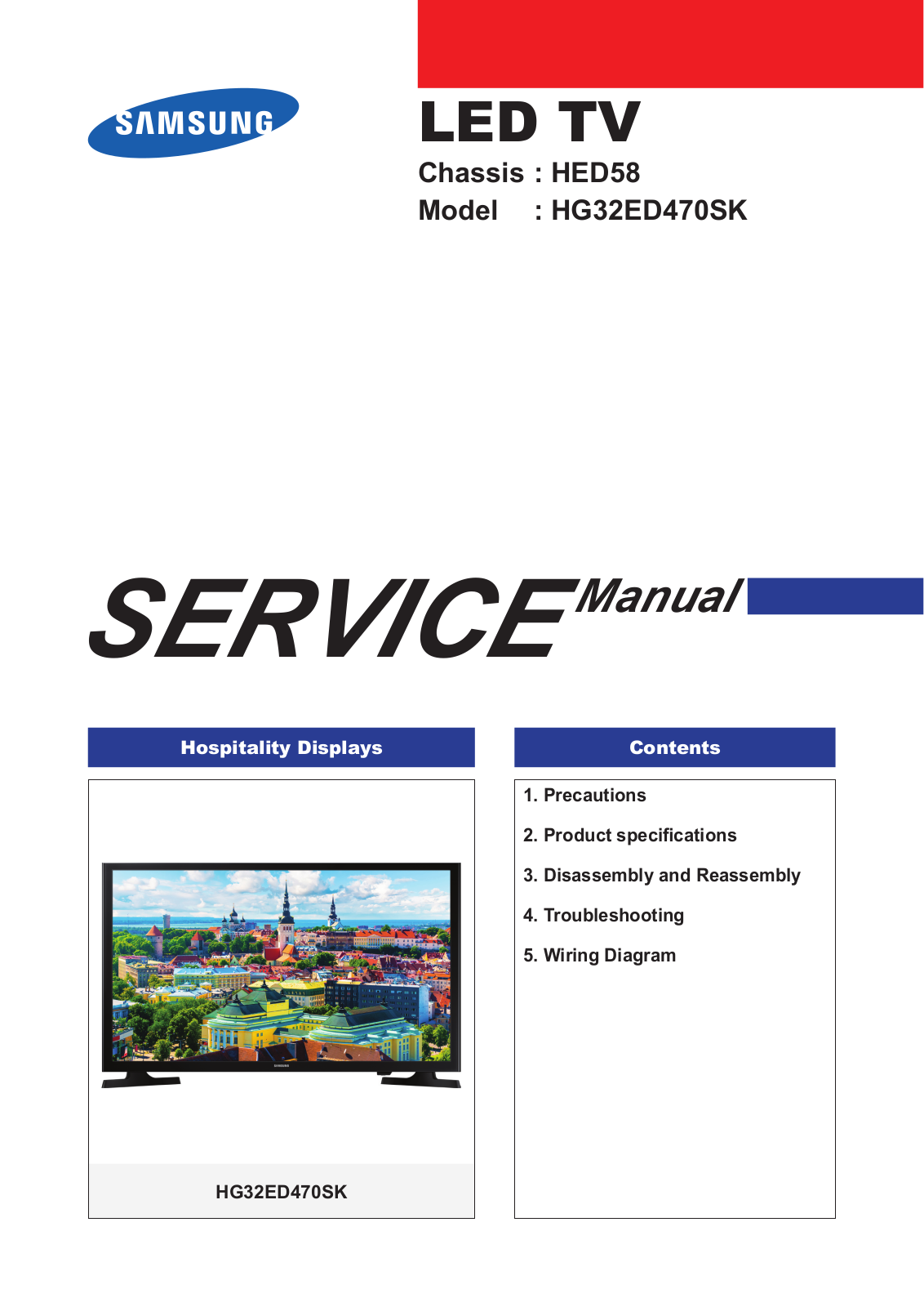 Samsung HG32ED470SK Schematic