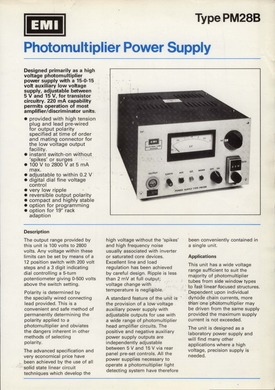 EMI PM28B Service manual