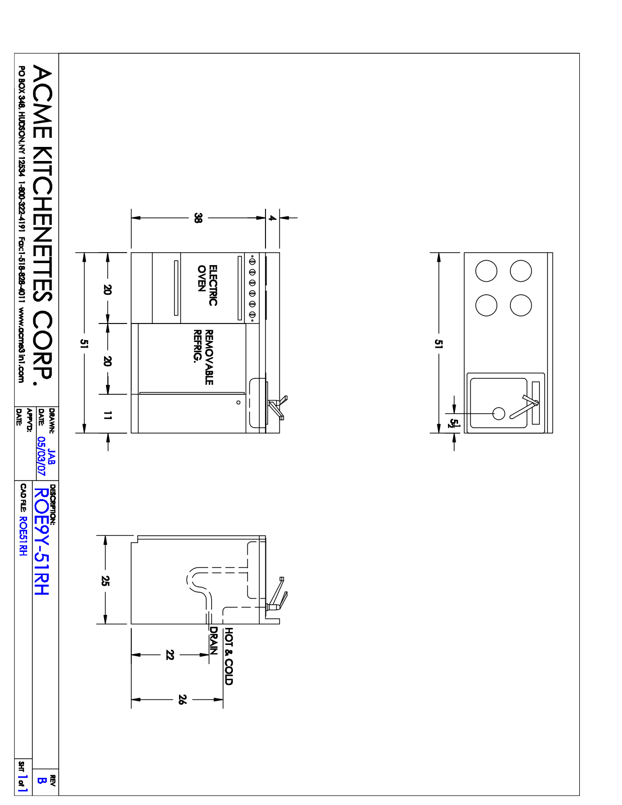 Acme ROE9Y51 User Manual