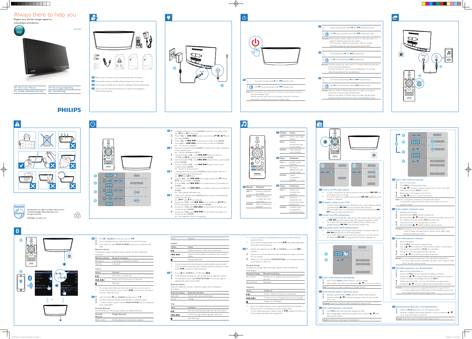 Philips Microchaîne User Manual