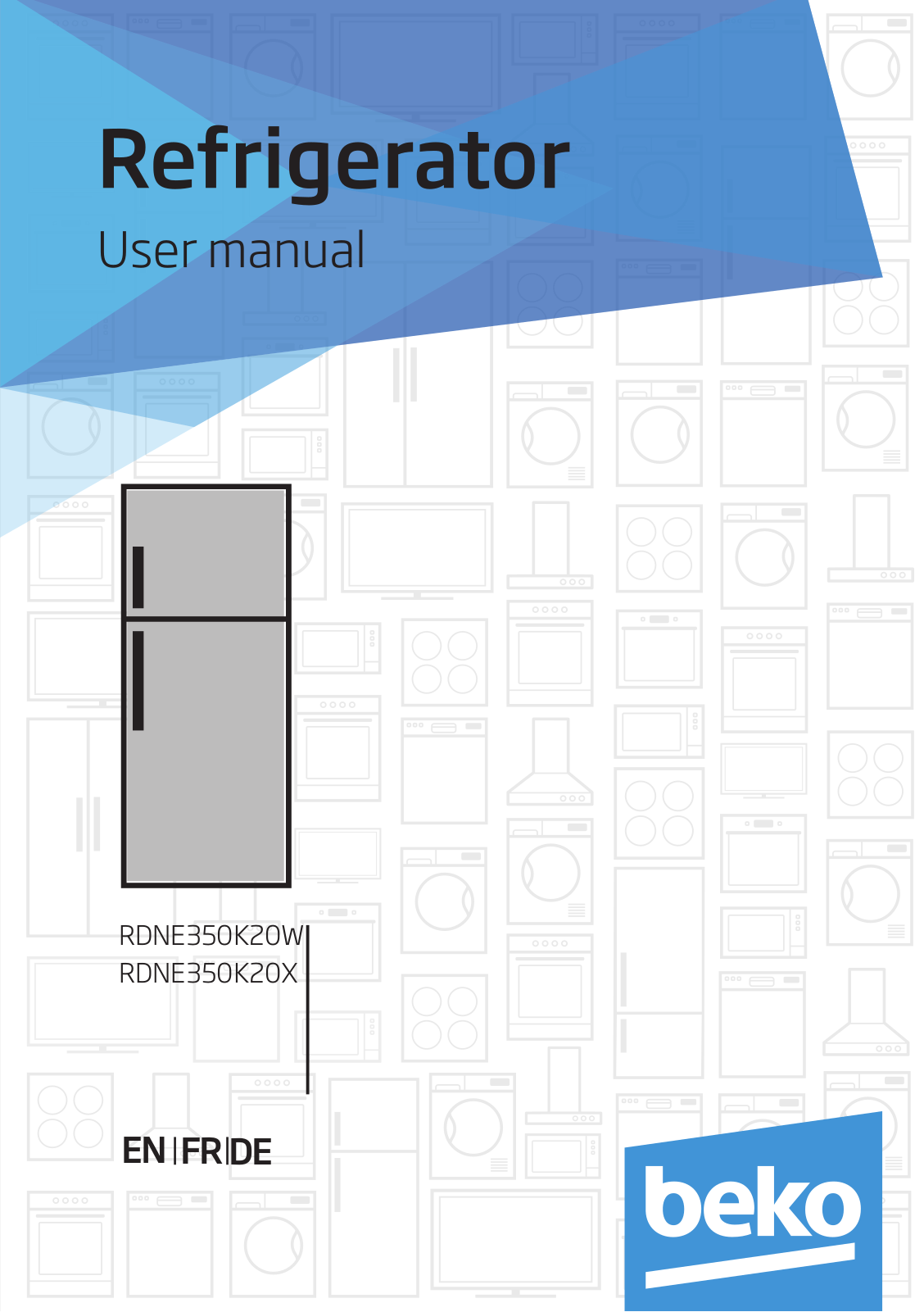 Beko RDNE350K20W, RDNE350K20X User manual