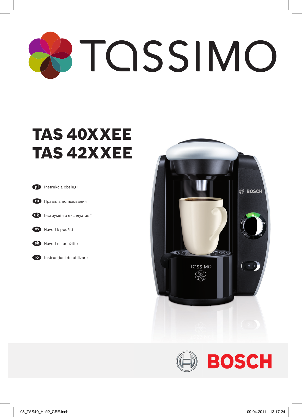 Bosch TAS 4011 EE User Manual
