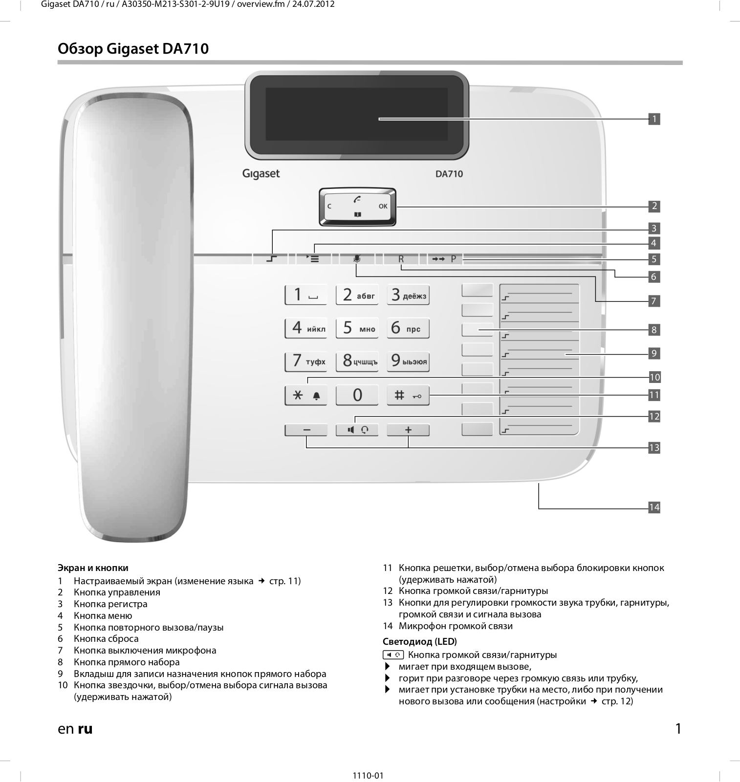 Gigaset DA710 User Manual