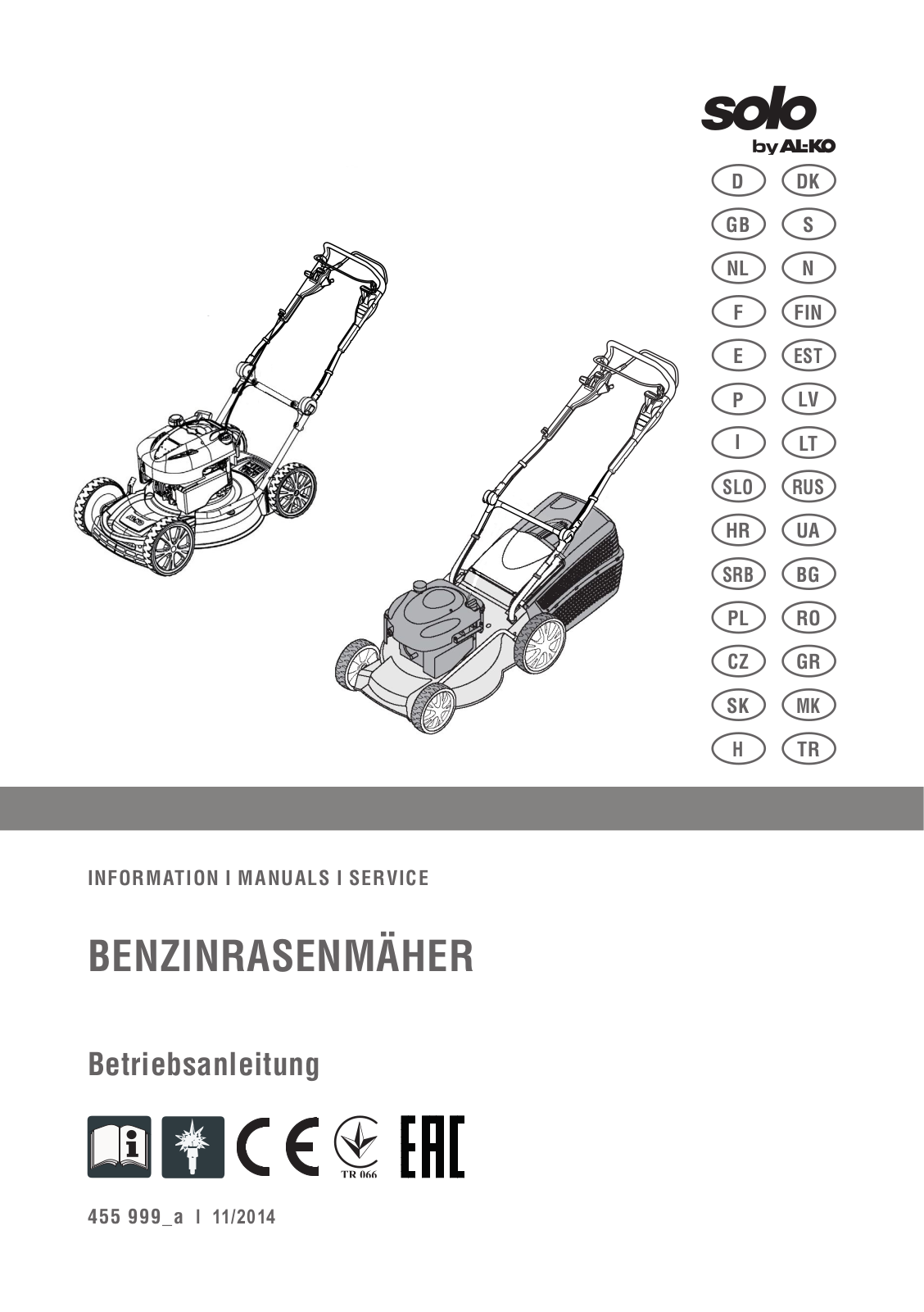 Al-ko 4855 SP User Manual