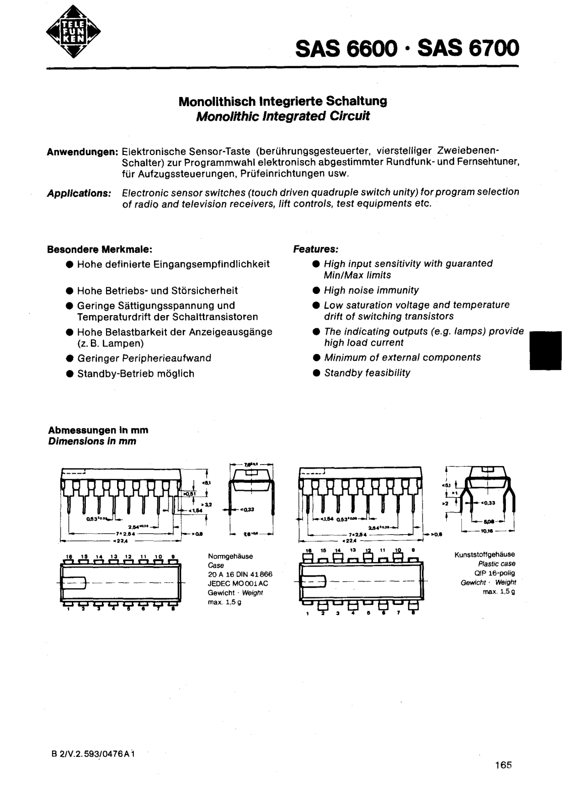 Datasheet SAS6700 Specification - ManualMachine.com