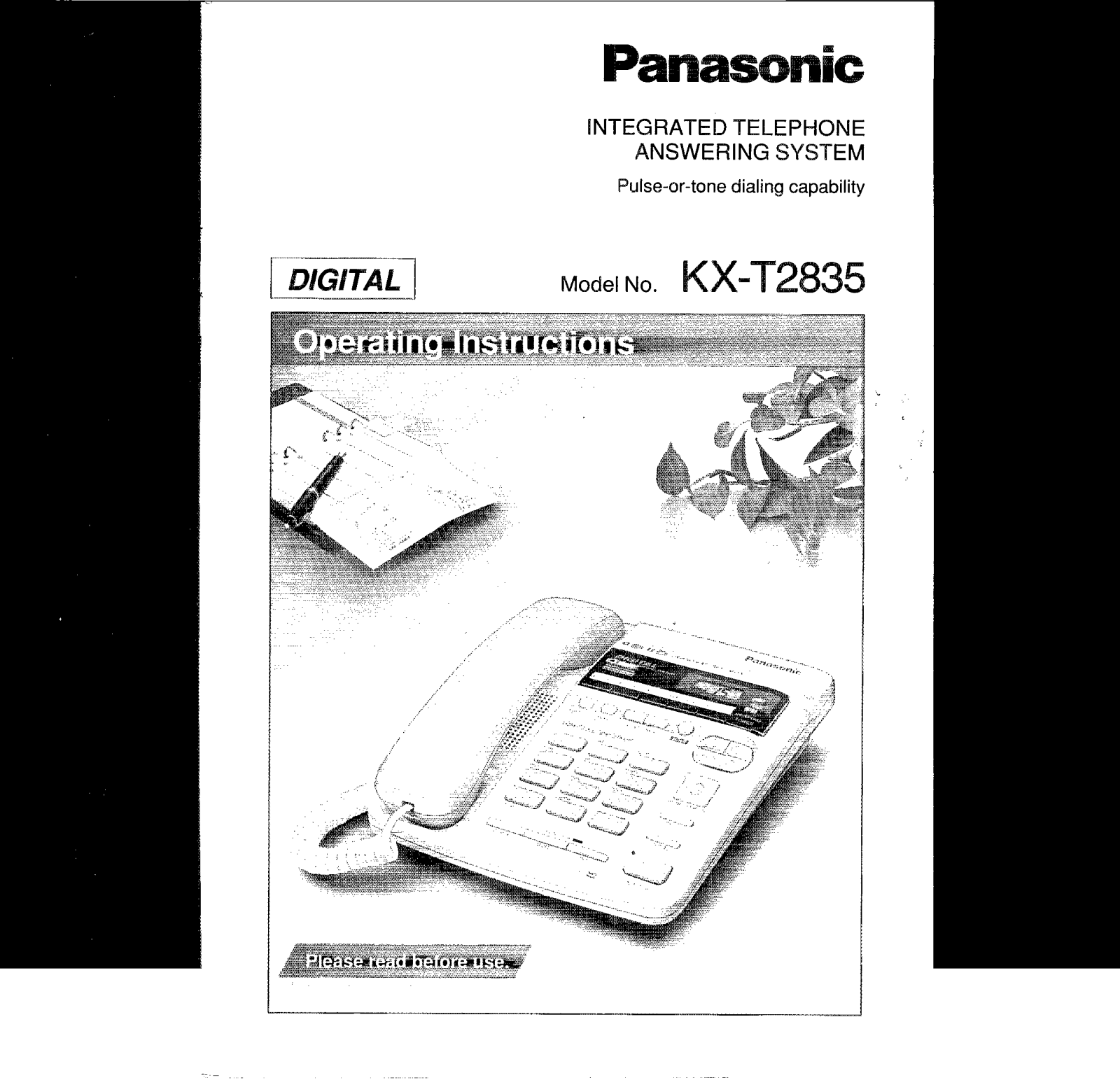 Panasonic kx-t2835 Operation Manual