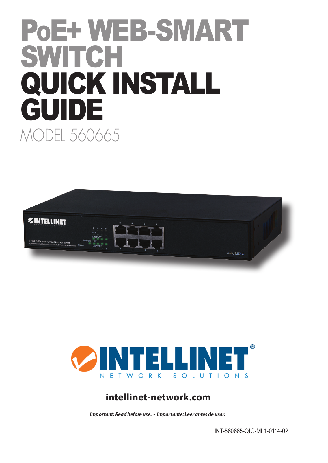 INTELLINET NETWORK 560665 User Manual