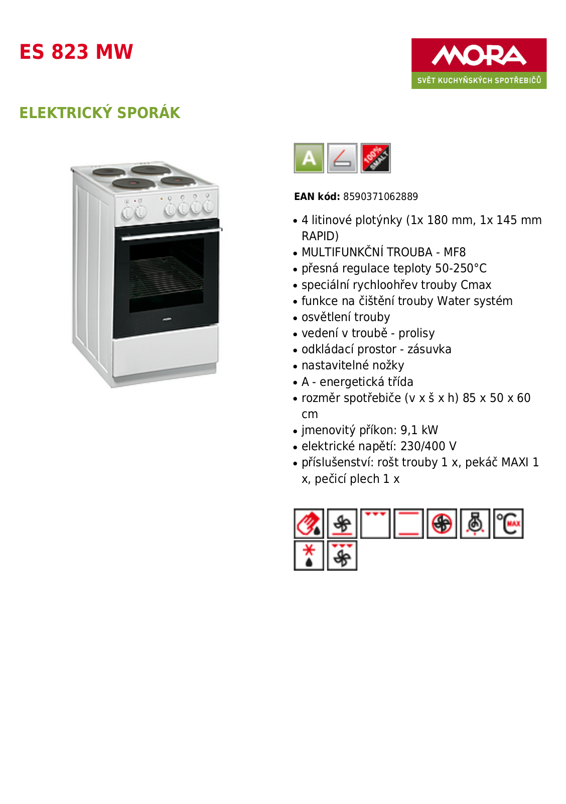 Mora ES 823 MW User Manual