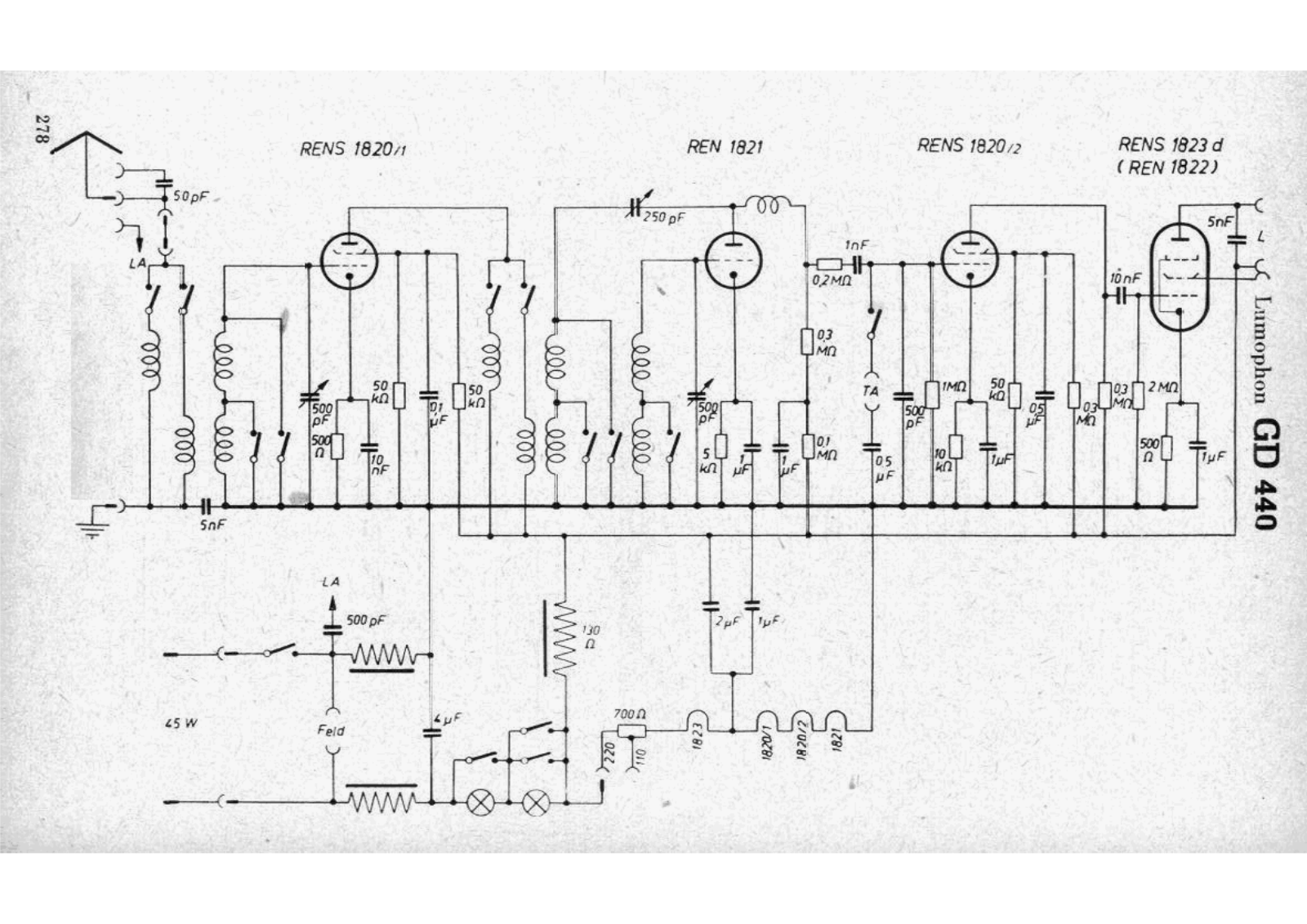 Lumophon gd440 schematic - ManualMachine.com
