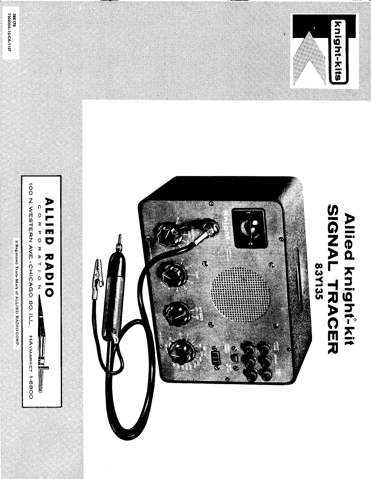 Allied Radio 83Y135 Service manual