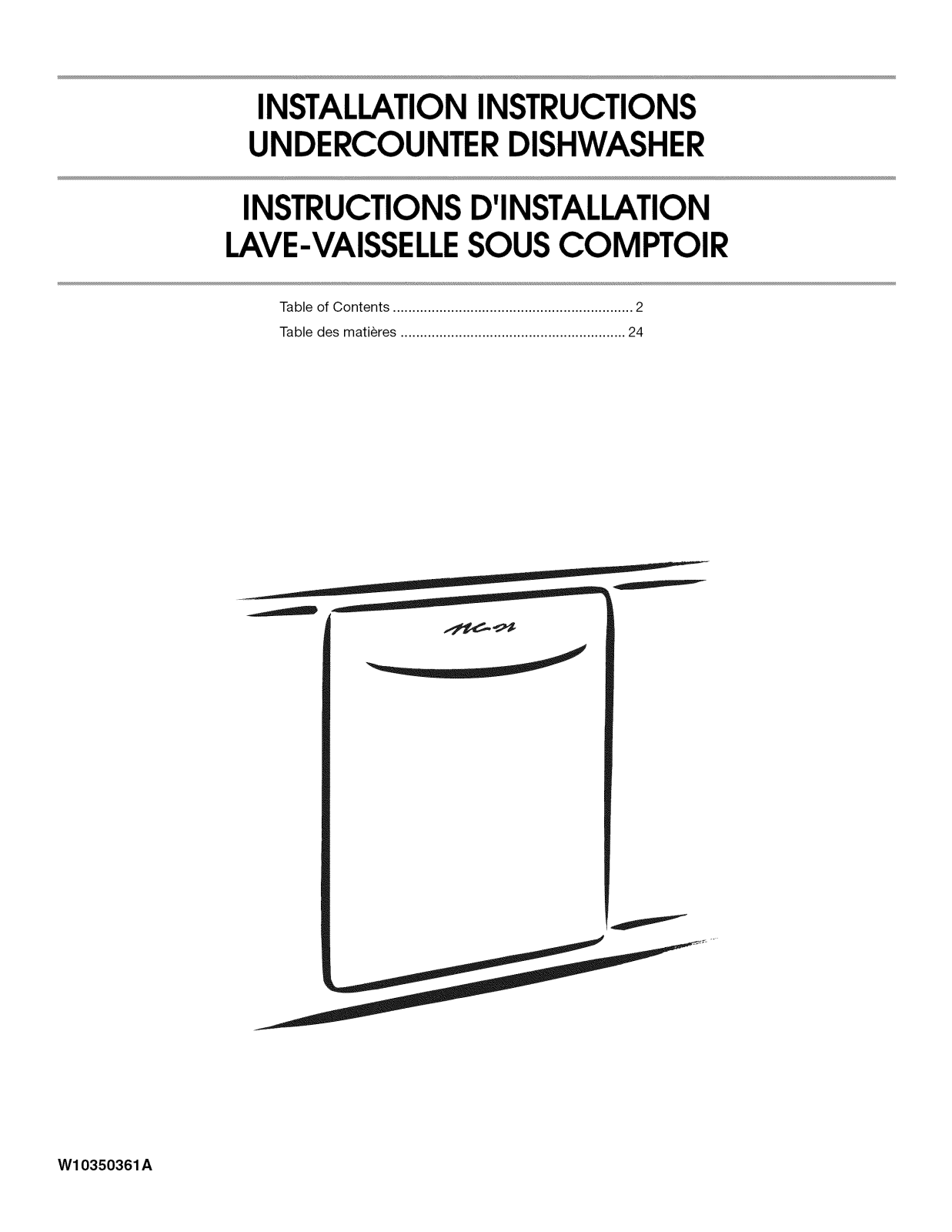 Whirlpool WDT910SSYW0, WDT910SAYH0, WDT790SLYW0, WDT790SLYB0, WDT790SLYM0 Installation Guide - ManualMachine.com
