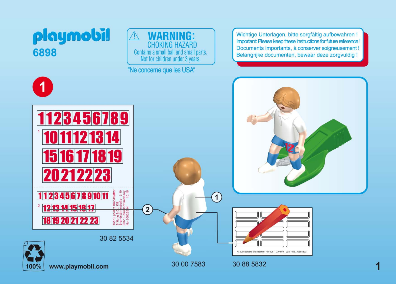 Playmobil 6898 Instructions