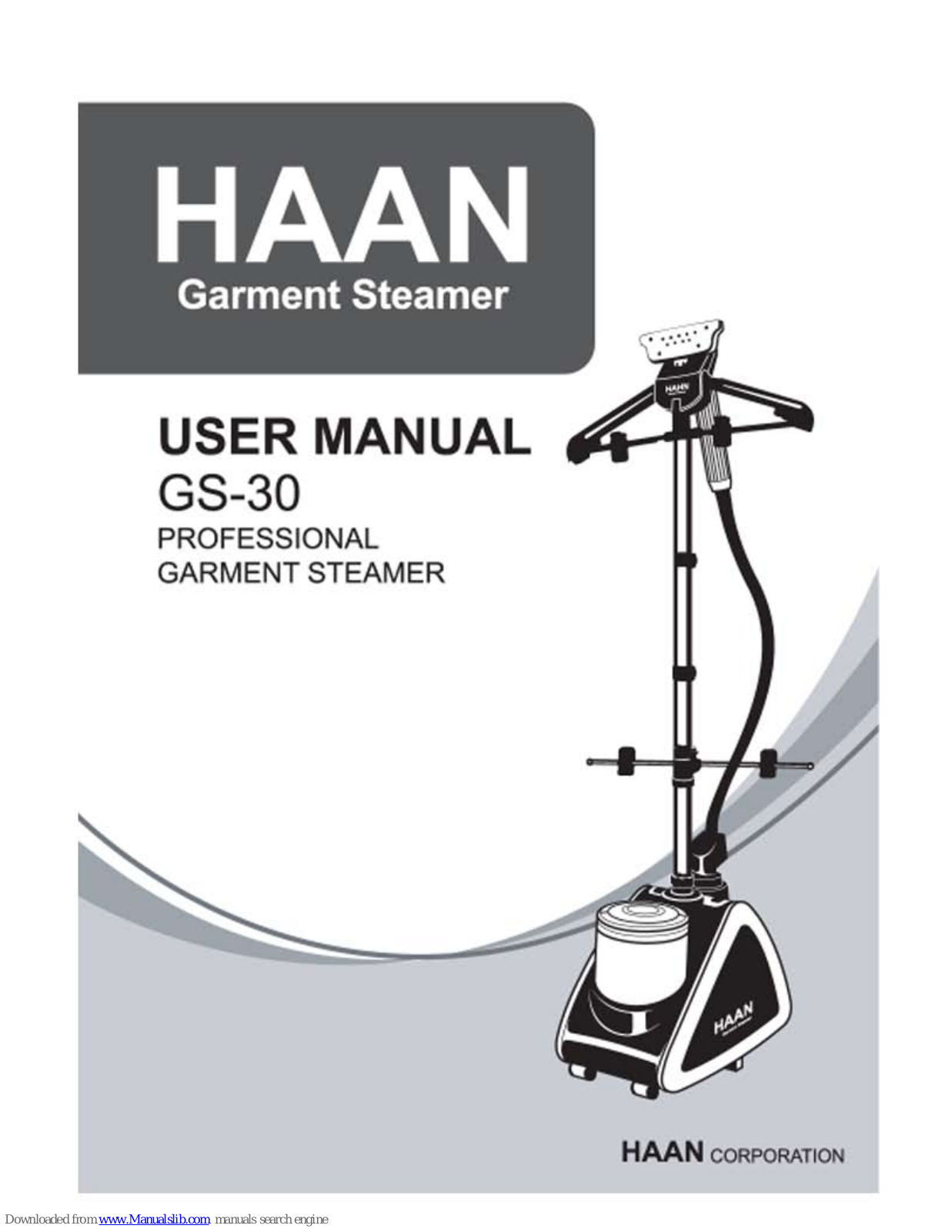 Haan Garmet Steamer GS-30 User Manual