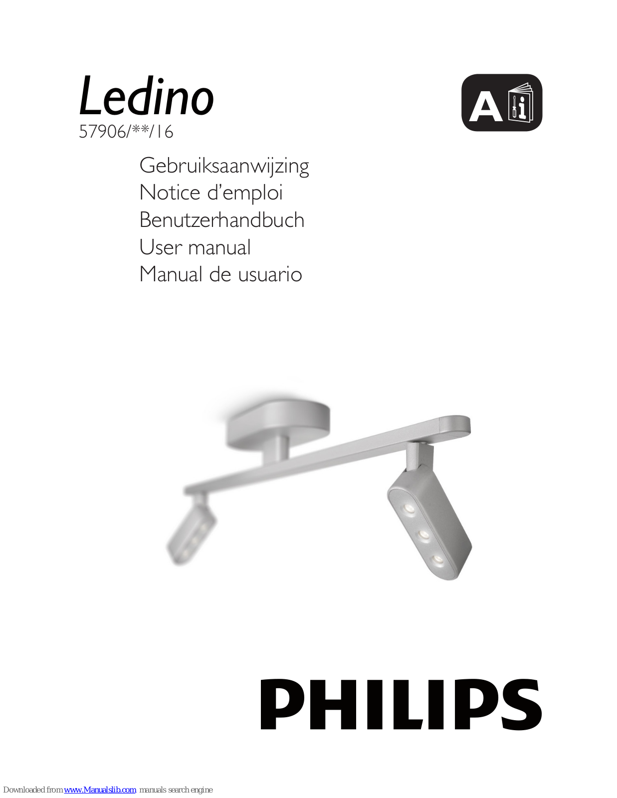 Philips 57906-31-16, 57906-48-16, Ledino 57906/**/16 User Manual