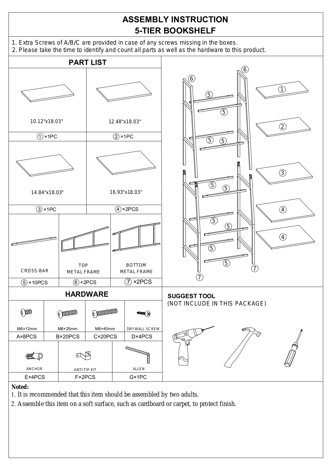 Union Rustic W005930637 Installation & Assembly - ManualMachine.com