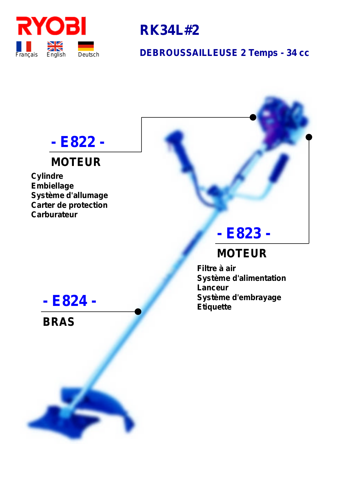 Ryobi RK34L-2 User Manual