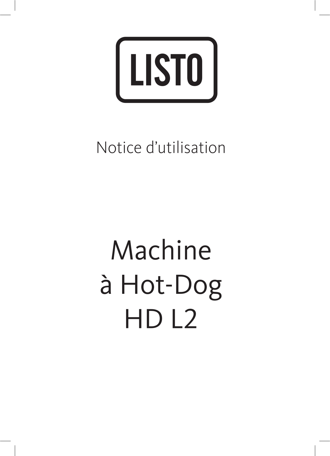 Listo HD L2 User Manual