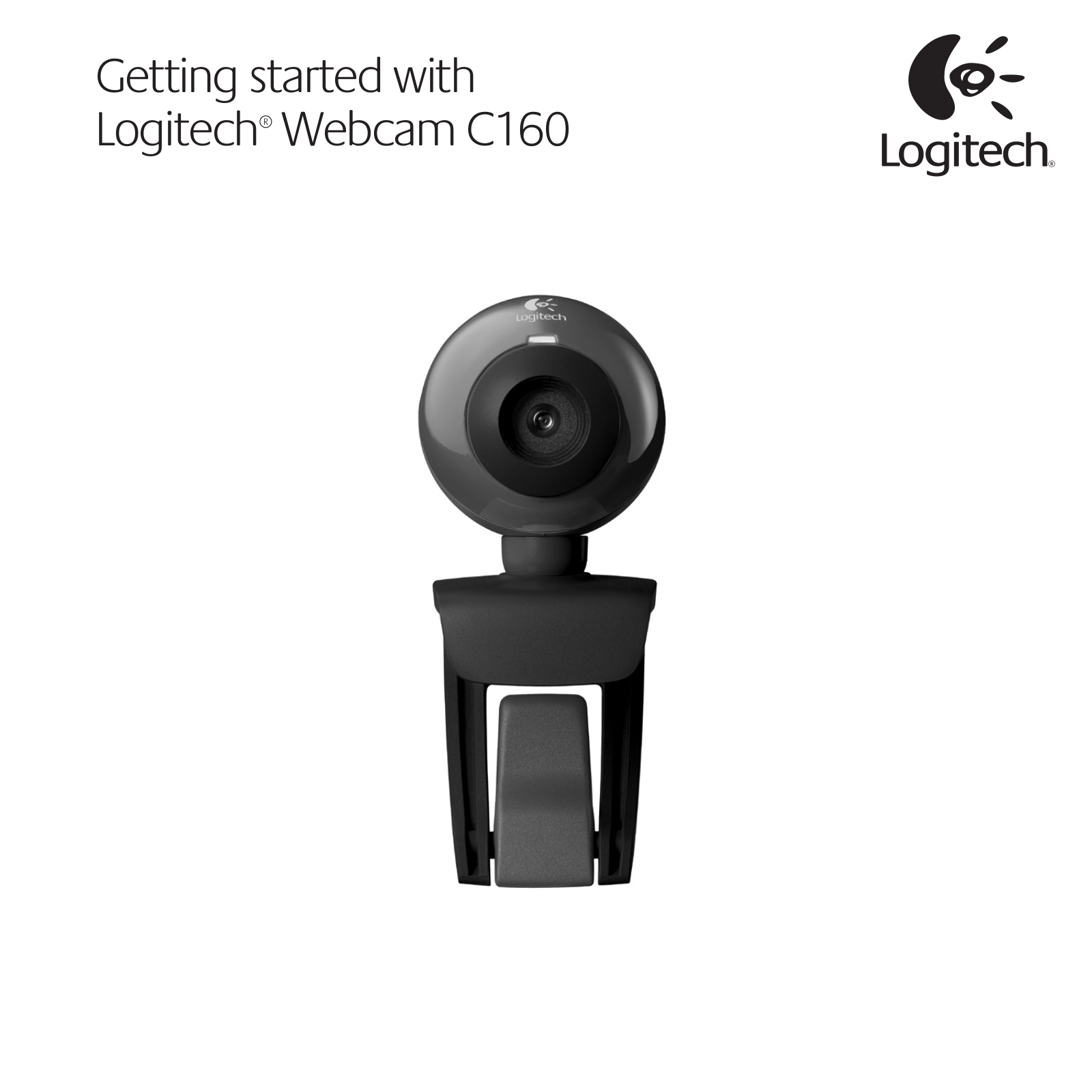 Logitech C160 QUICK START GUIDE