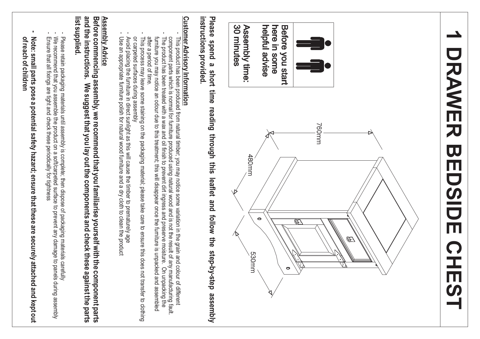 Argos 6417697 ASSEMBLY INSTRUCTIONS