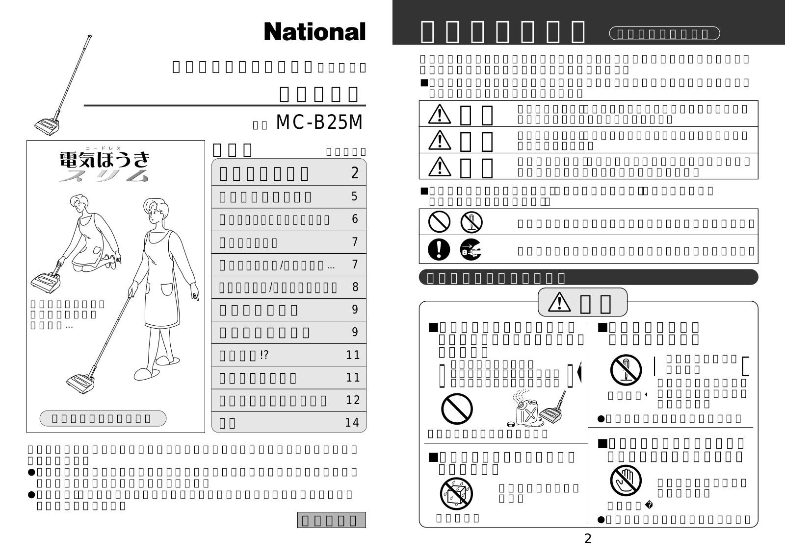 National MC-B25M User guide