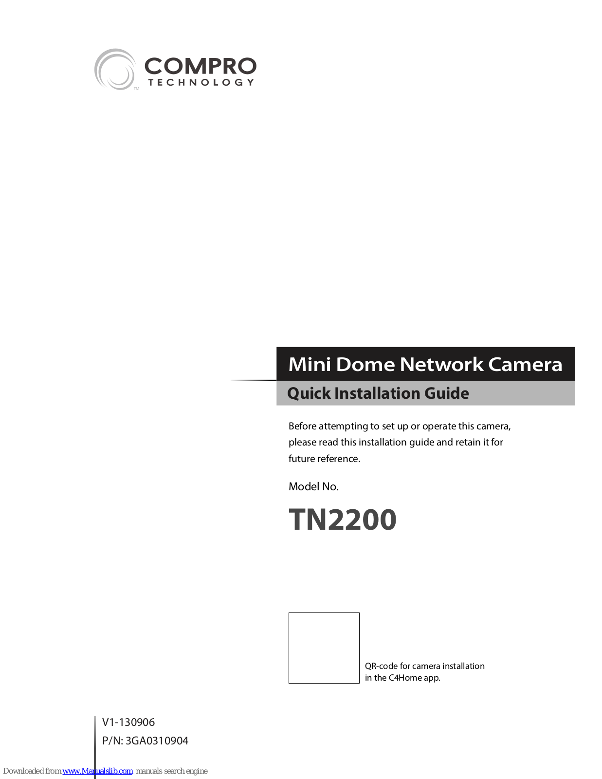 Compro Technology TN2200 Quick Installation Manual - ManualMachine.com
