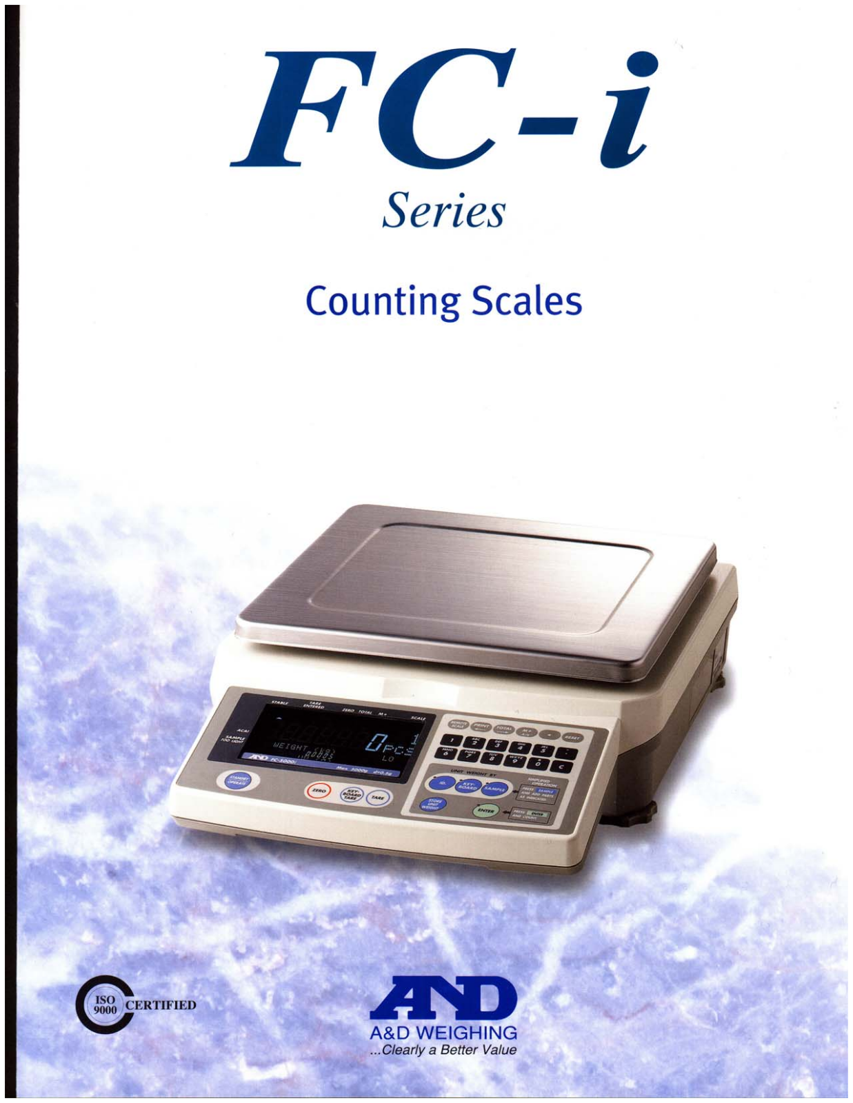 A&D Weighing FC-5000I, FC-500i, FC-5000SI, FC-500SI, FC-50KI Instruction Manual