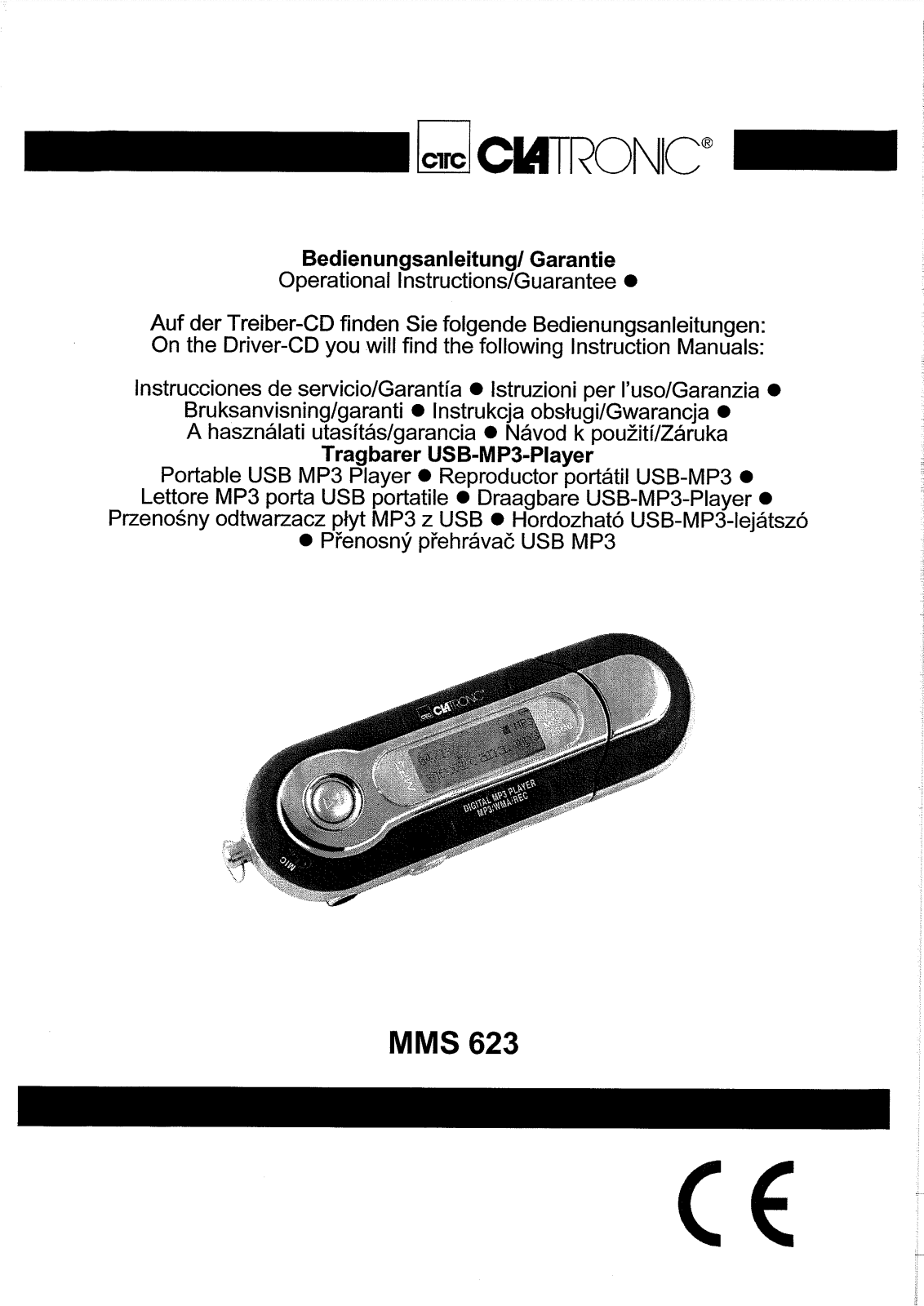 Clatronic MMS 623 Operating Manual