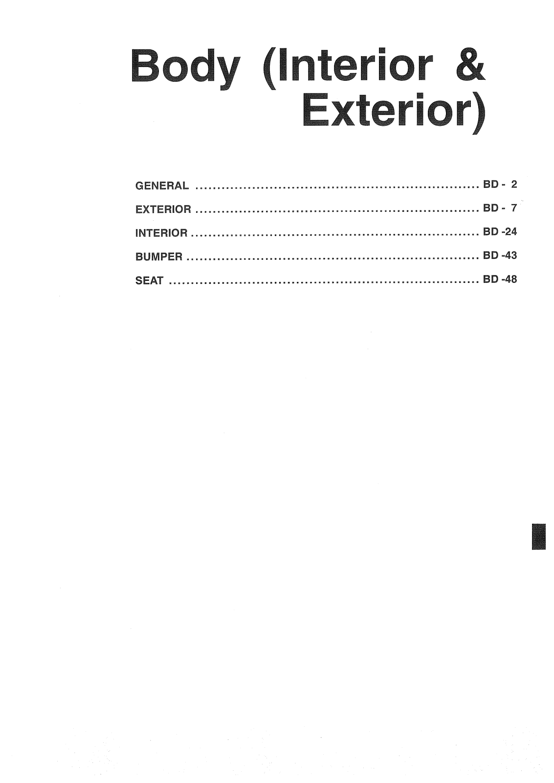 Hyundai Matrix 2002 User Manual