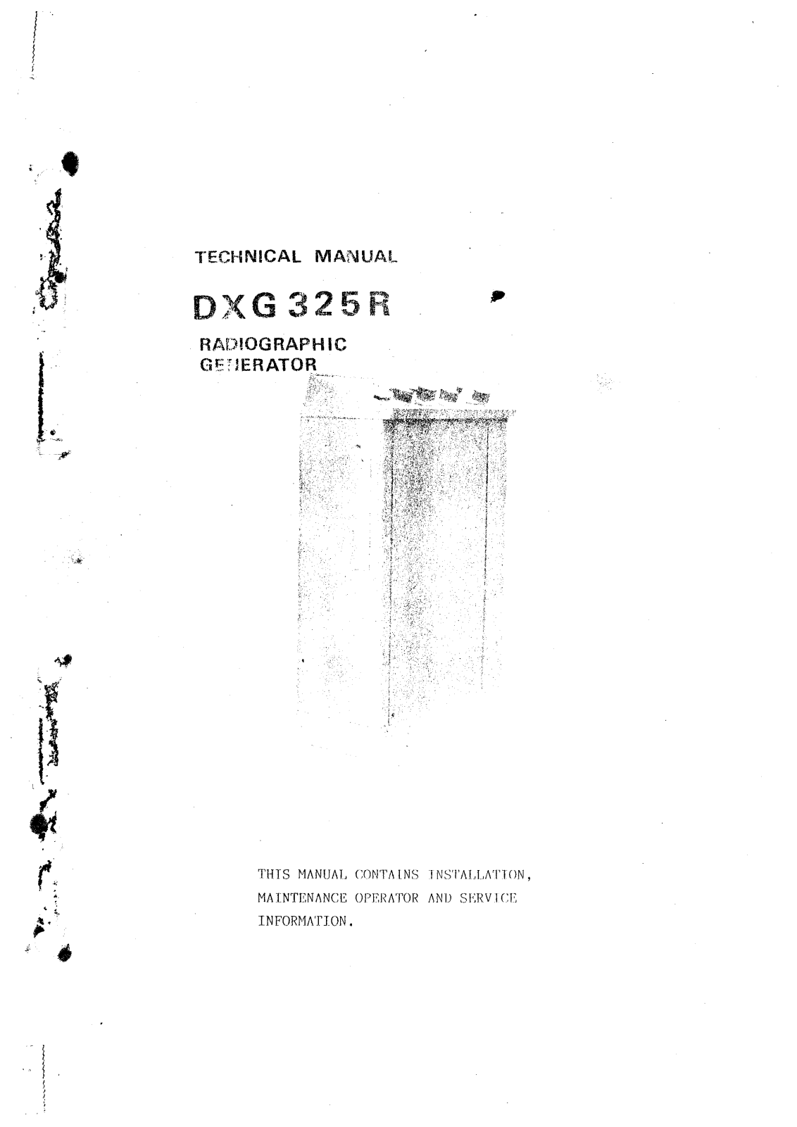 Dong-A DXG 325 Service manual