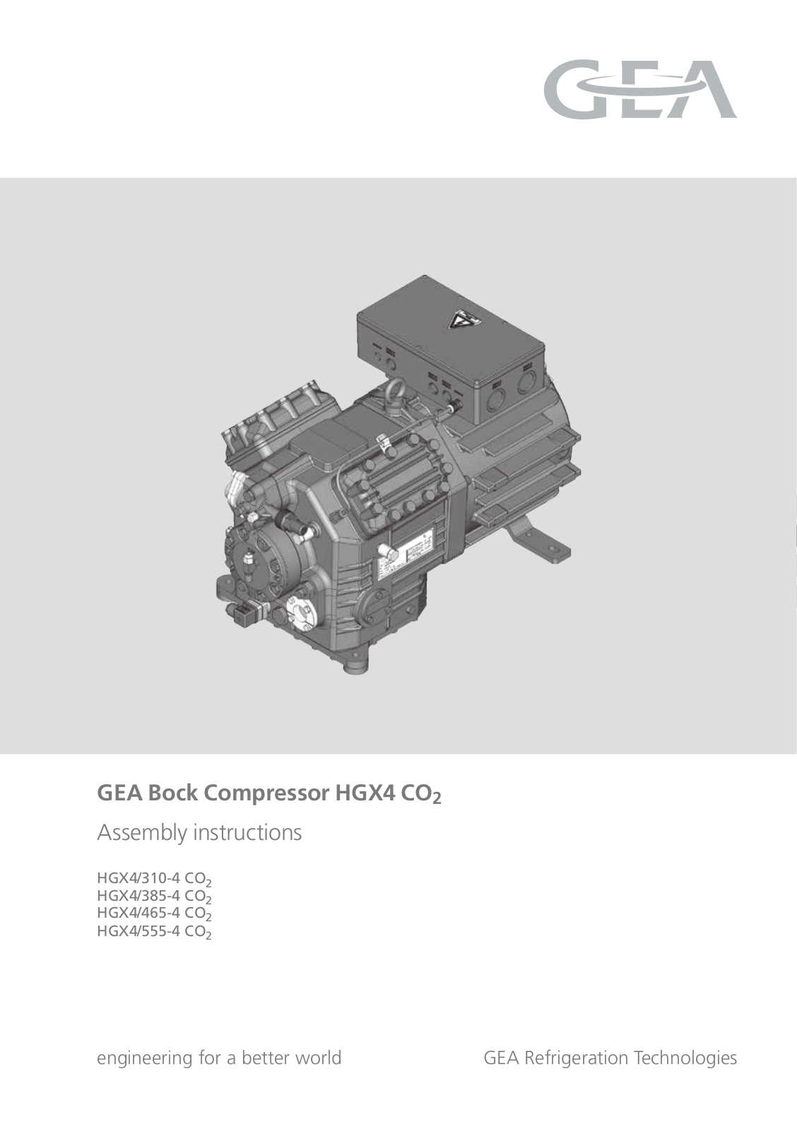 GEA Bock HG4CO2 User Manual