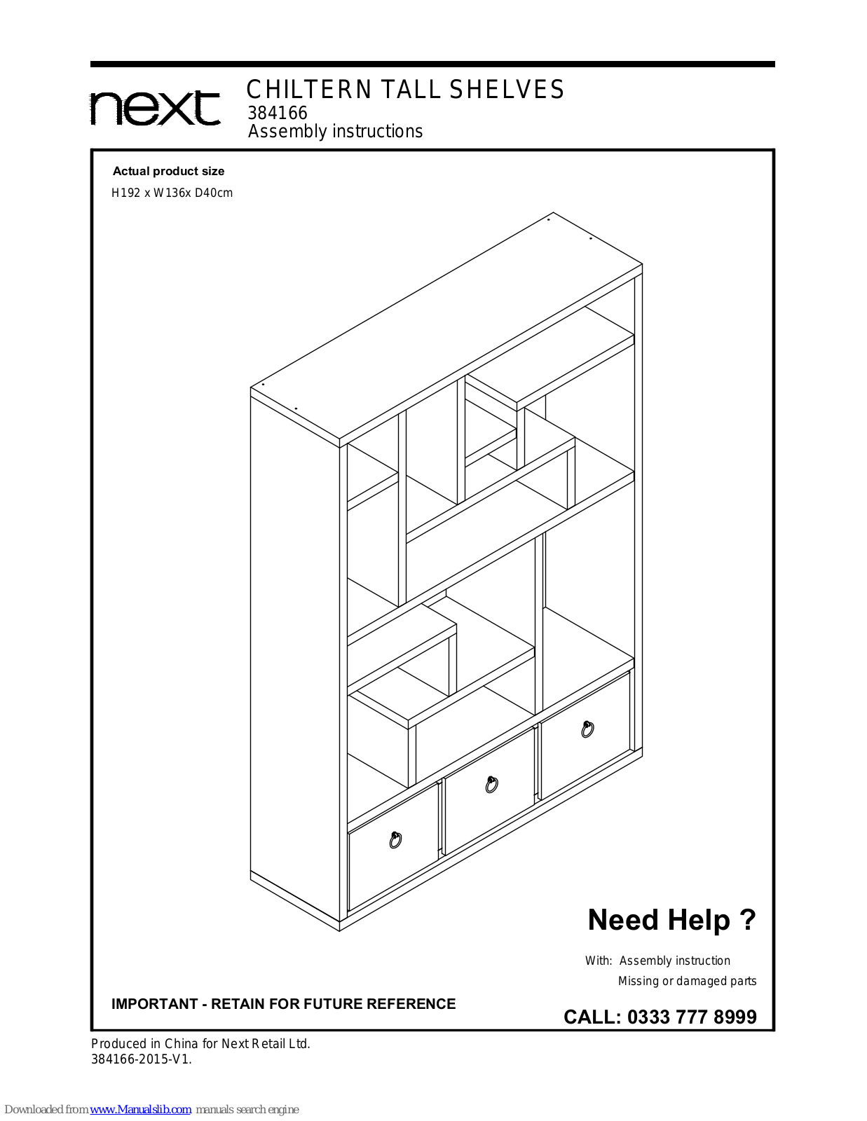 Next 384166 Assembly  Manual - ManualMachine.com